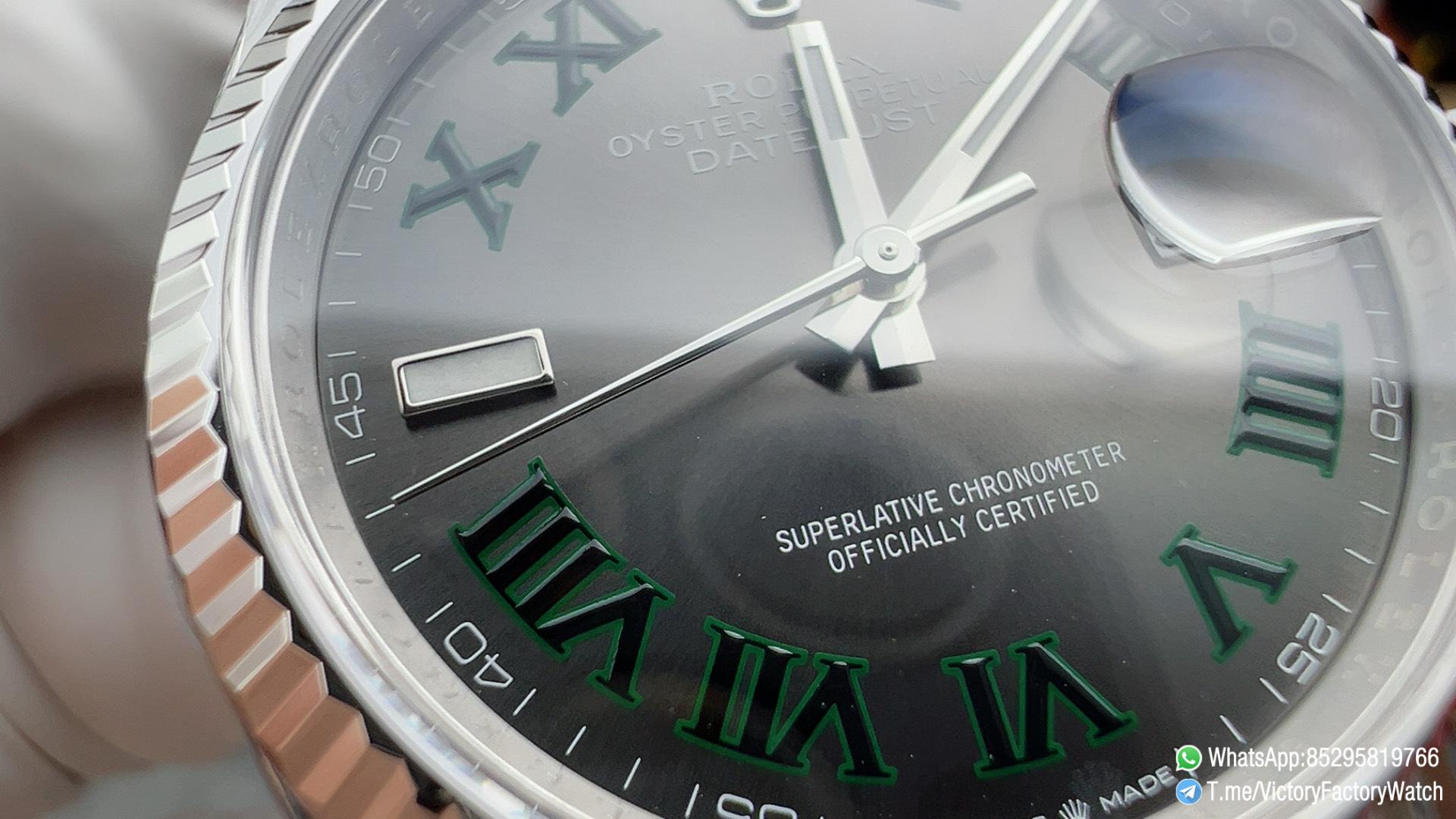 VF Watches DateJust 41MM 126334 Wimbledon Slate Dial Roman Indexes Jubilee Bracelet DanDong 3235 Movement 03 VF Watches DateJust 41MM 126334 Wimbledon Slate Dial Roman Indexes Jubilee Bracelet DanDong 3235 Movement 03