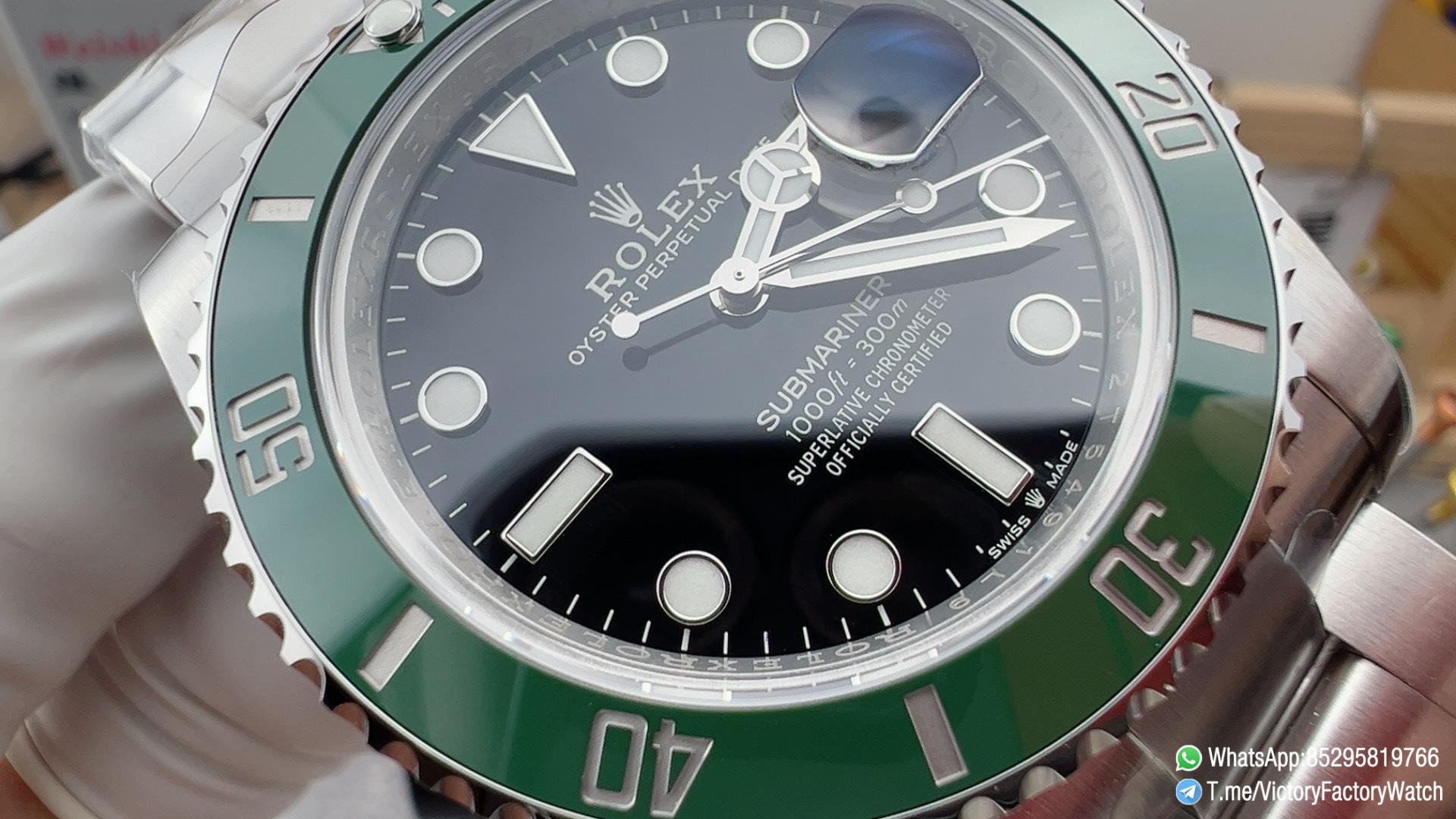 VF Watches Victory Factory Submariner 126610LV 41mm Black Dial Green Ceramic Bezel 904L Steel Case and Bracelet DD3235 Movement 03 VF Watches Victory Factory Submariner 126610LV 41mm Black Dial Green Ceramic Bezel 904L Steel Case and Bracelet DD3235 Movement 03