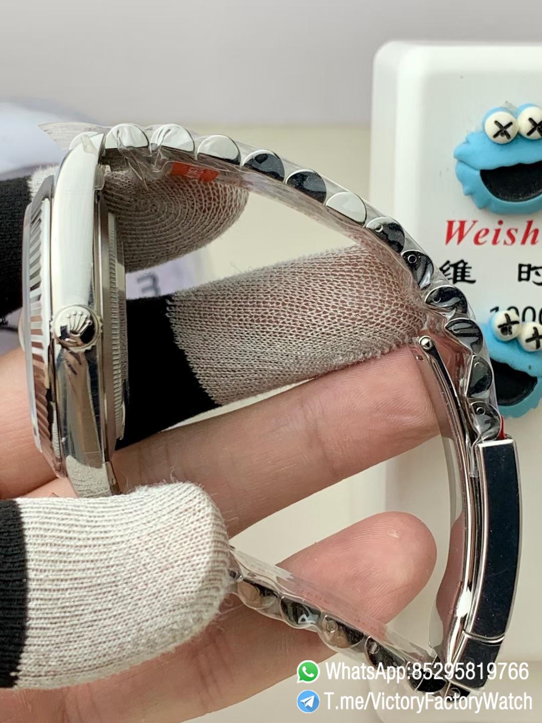 Victory Factory Datejust 41 Ref 126334 Bright Blue Motif Dial Fluted Bezel Jubilee Bracelet DanDong 3235 Movement 03 Victory Factory Datejust 41 Ref 126334 Bright Blue Motif Dial Fluted Bezel Jubilee Bracelet DanDong 3235 Movement 03