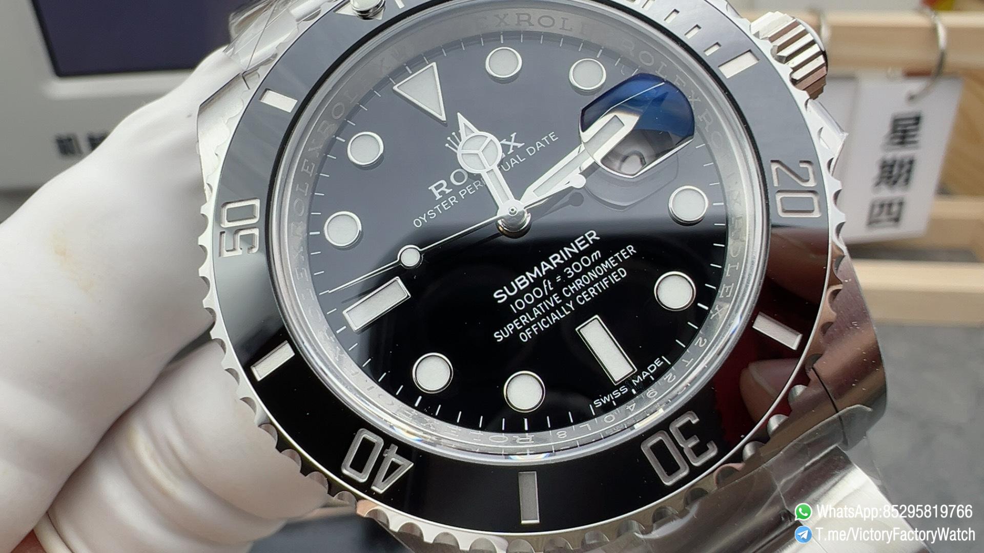 Victory Factory VF Watch Submariner Date 116610LN Black Dial Black Ceramic Bezel 904L Steel Case Oyster Bracelet DD3135 Movement 03 Victory Factory VF Watch Submariner Date 116610LN Black Dial Black Ceramic Bezel 904L Steel Case Oyster Bracelet DD3135 Movement 03