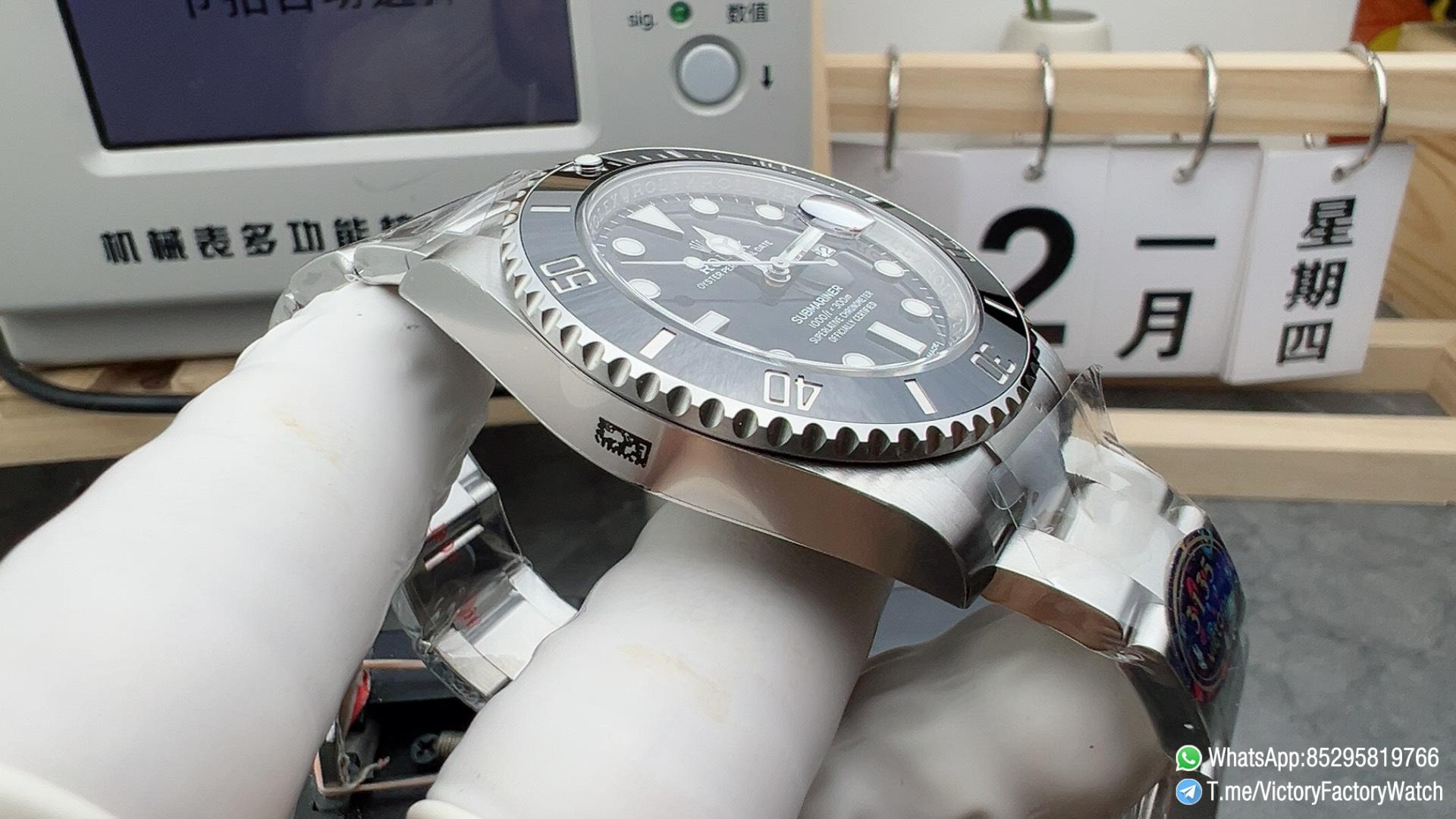 Victory Factory VF Watch Submariner Date 116610LN Black Dial Black Ceramic Bezel 904L Steel Case Oyster Bracelet DD3135 Movement 04 Victory Factory VF Watch Submariner Date 116610LN Black Dial Black Ceramic Bezel 904L Steel Case Oyster Bracelet DD3135 Movement 04