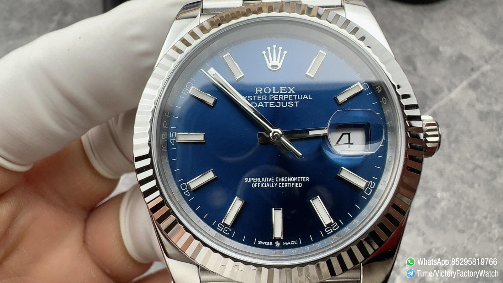 Victory Factory VF Watches DateJust 41MM 126334 Bright Blue Dial Jubilee Bracelet DanDong 3235 Movement 02 Victory Factory VF Watches DateJust 41MM 126334 Bright Blue Dial Jubilee Bracelet DanDong 3235 Movement 02