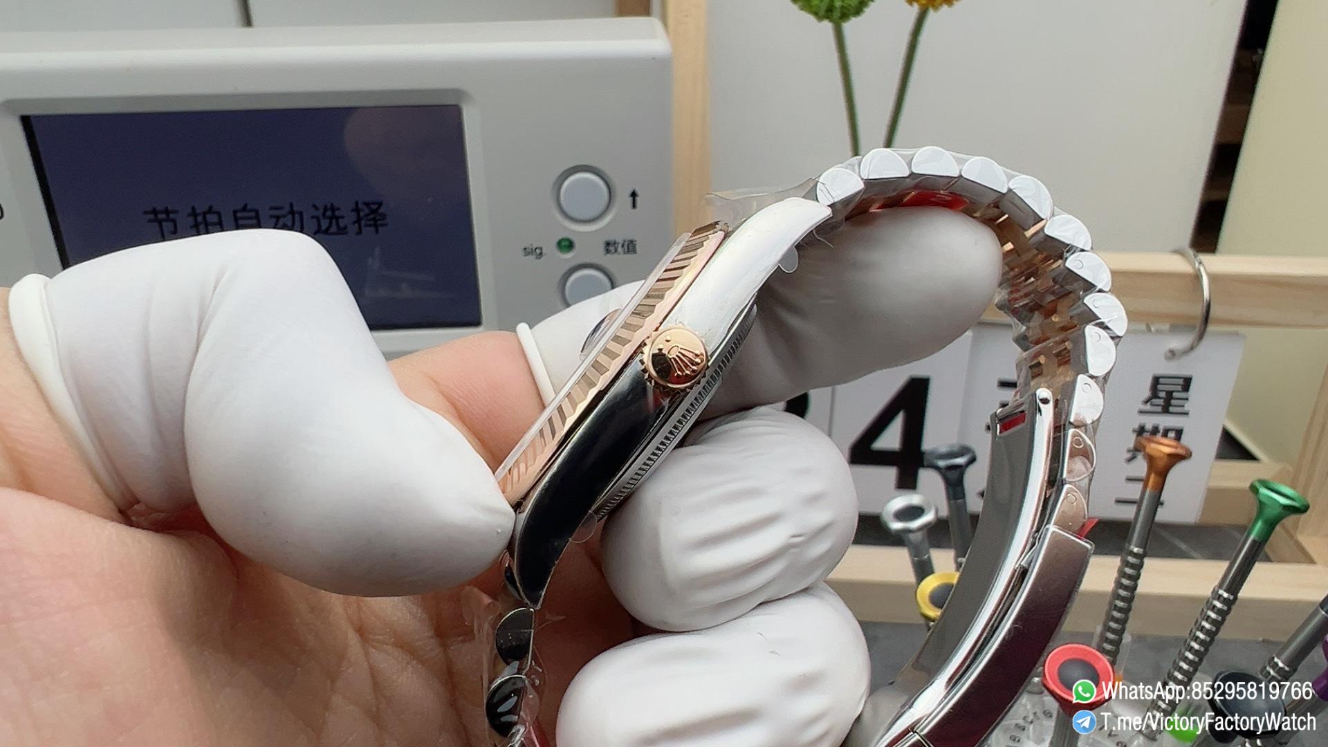 Victory Factory Watch DateJust 41 Ref 126331 in Oystersteel and Rose Gold Sundust Dial Jubilee Bracelet DD3235 Movement 05 Victory Factory Watch DateJust 41 Ref 126331 in Oystersteel and Rose Gold Sundust Dial Jubilee Bracelet DD3235 Movement 05