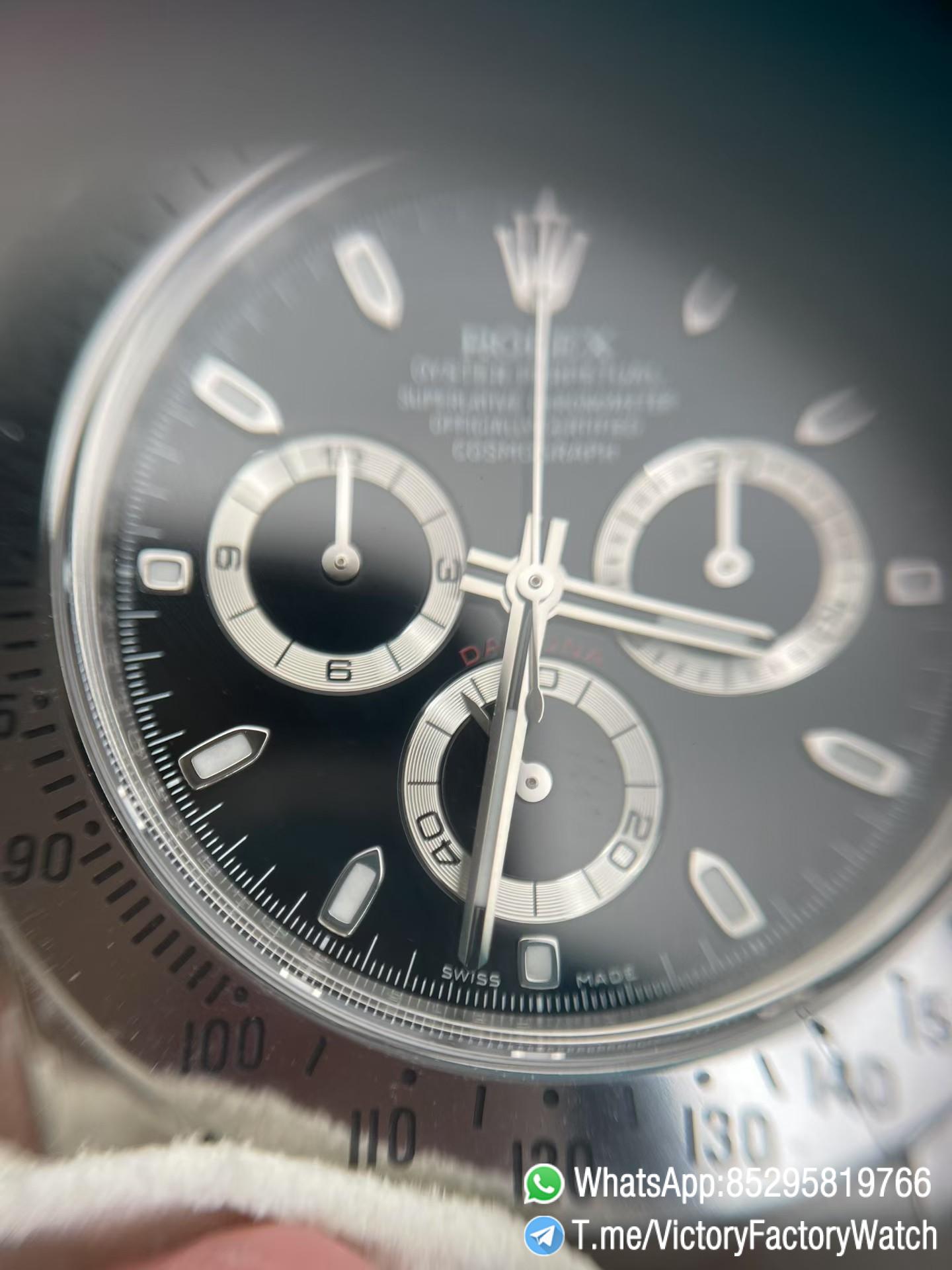 Victory Factory Watch Daytona 116520 Black Dial 904L Steel Case and Bezel Oyster Bracelet DanDong 4130 Calibre 04 Victory Factory Watch Daytona 116520 Black Dial 904L Steel Case and Bezel Oyster Bracelet DanDong 4130 Calibre 04