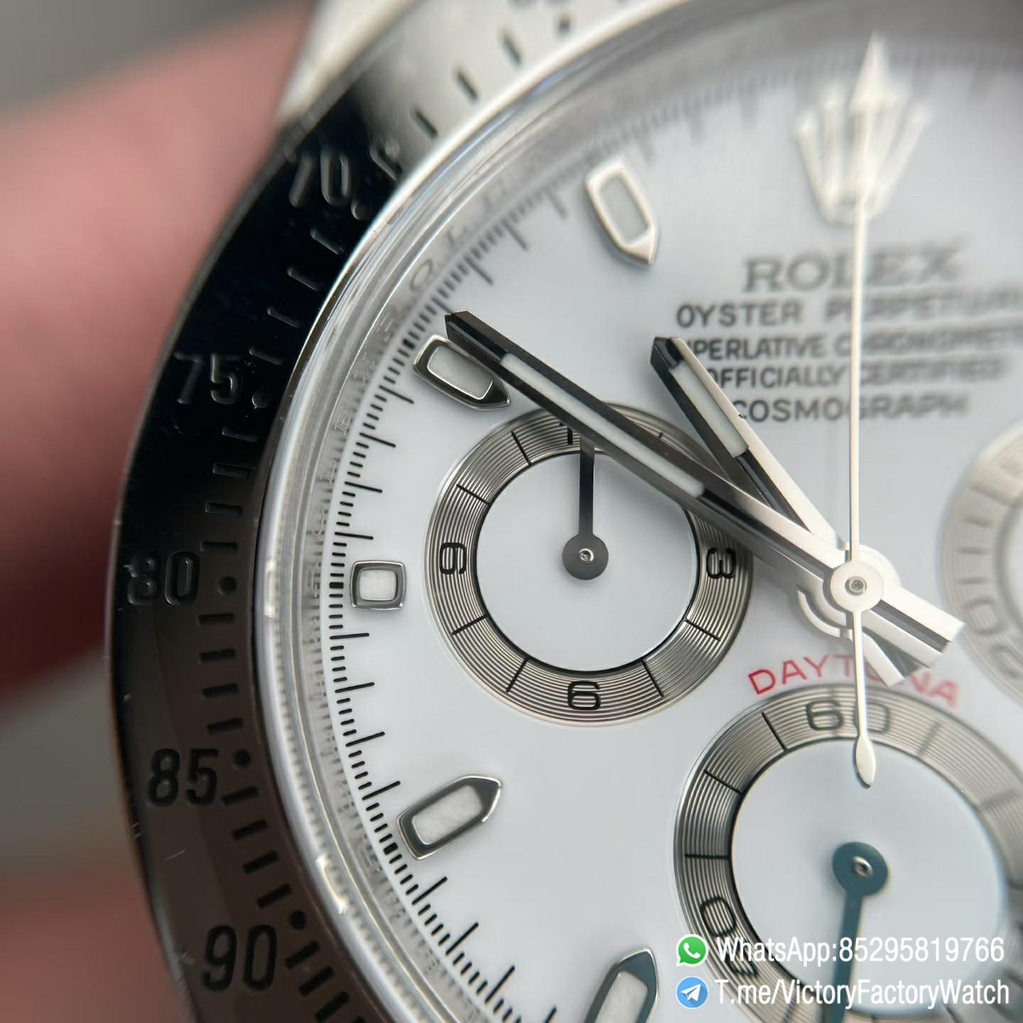 Victory Factory Watch Daytona 116520 White Dial 904L Steel Case and Bezel Oyster Bracelet DD4130 Movement 04 Victory Factory Watch Daytona 116520 White Dial 904L Steel Case and Bezel Oyster Bracelet DD4130 Movement 04