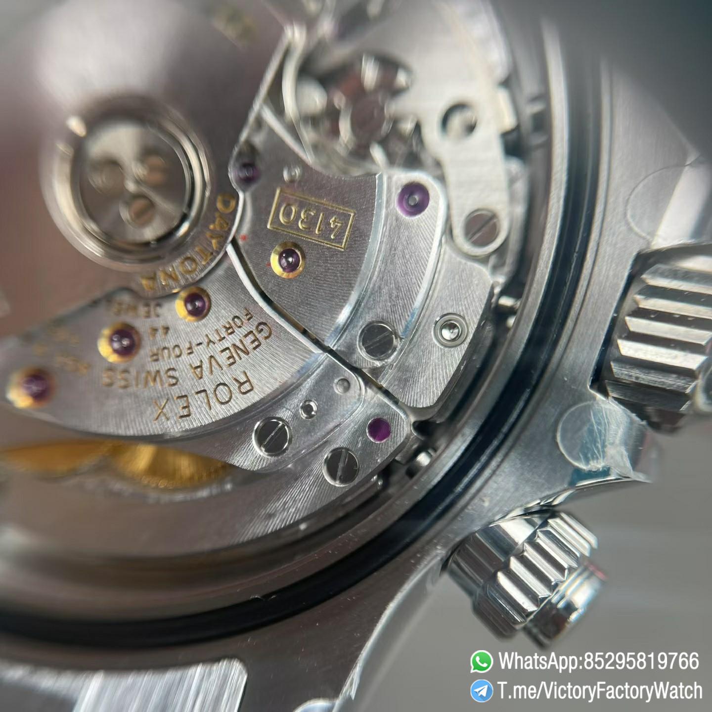 Victory Factory Watch Daytona 116520 White Dial 904L Steel Case and Bezel Oyster Bracelet DD4130 Movement 09 Victory Factory Watch Daytona 116520 White Dial 904L Steel Case and Bezel Oyster Bracelet DD4130 Movement 09