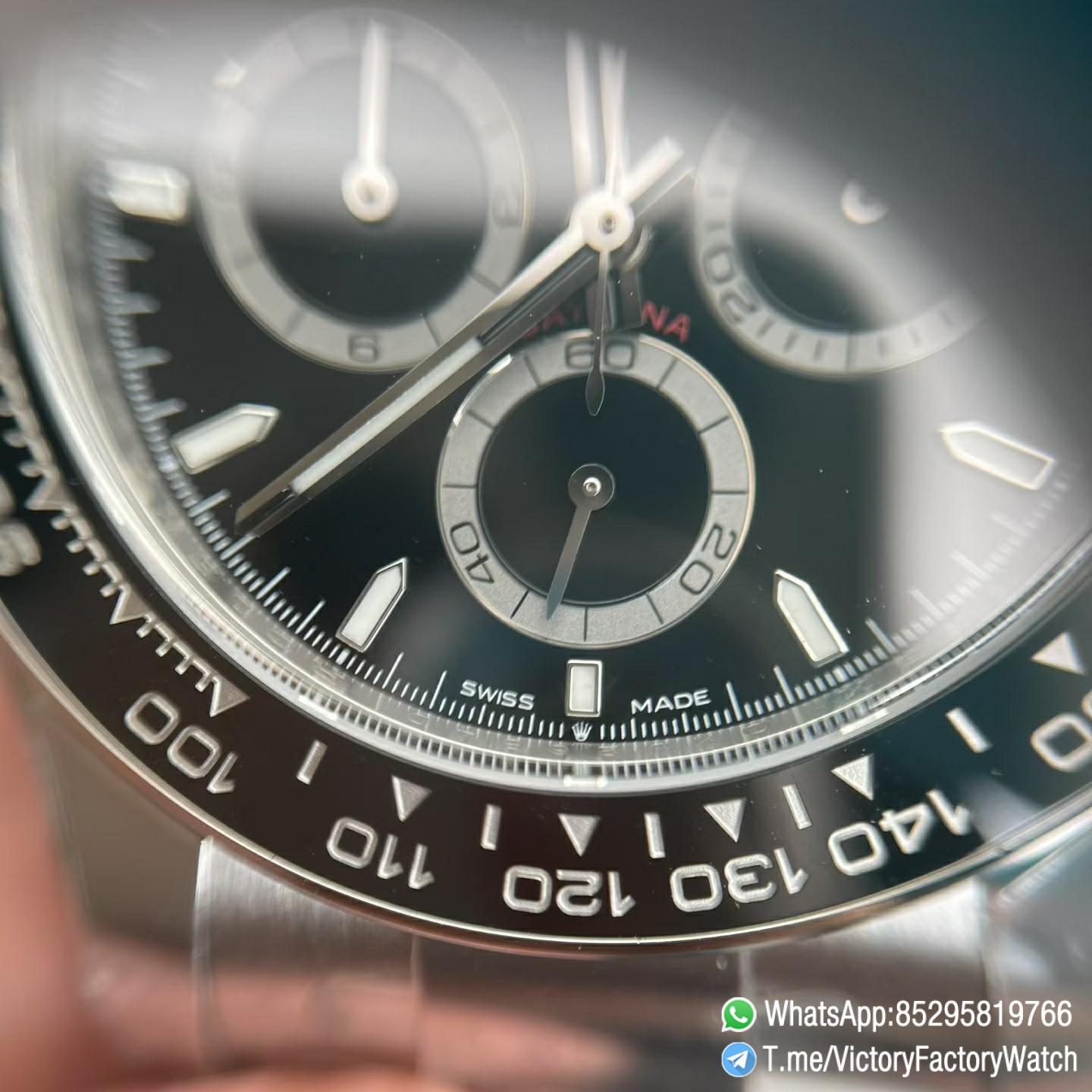 Victory Factory Watch Daytona 126500LN Black Dial Black Ceramic Bezel 904L Steel Metal Case and Braclet DD4131 Calibre 04 Victory Factory Watch Daytona 126500LN Black Dial Black Ceramic Bezel 904L Steel Metal Case and Braclet DD4131 Calibre 04