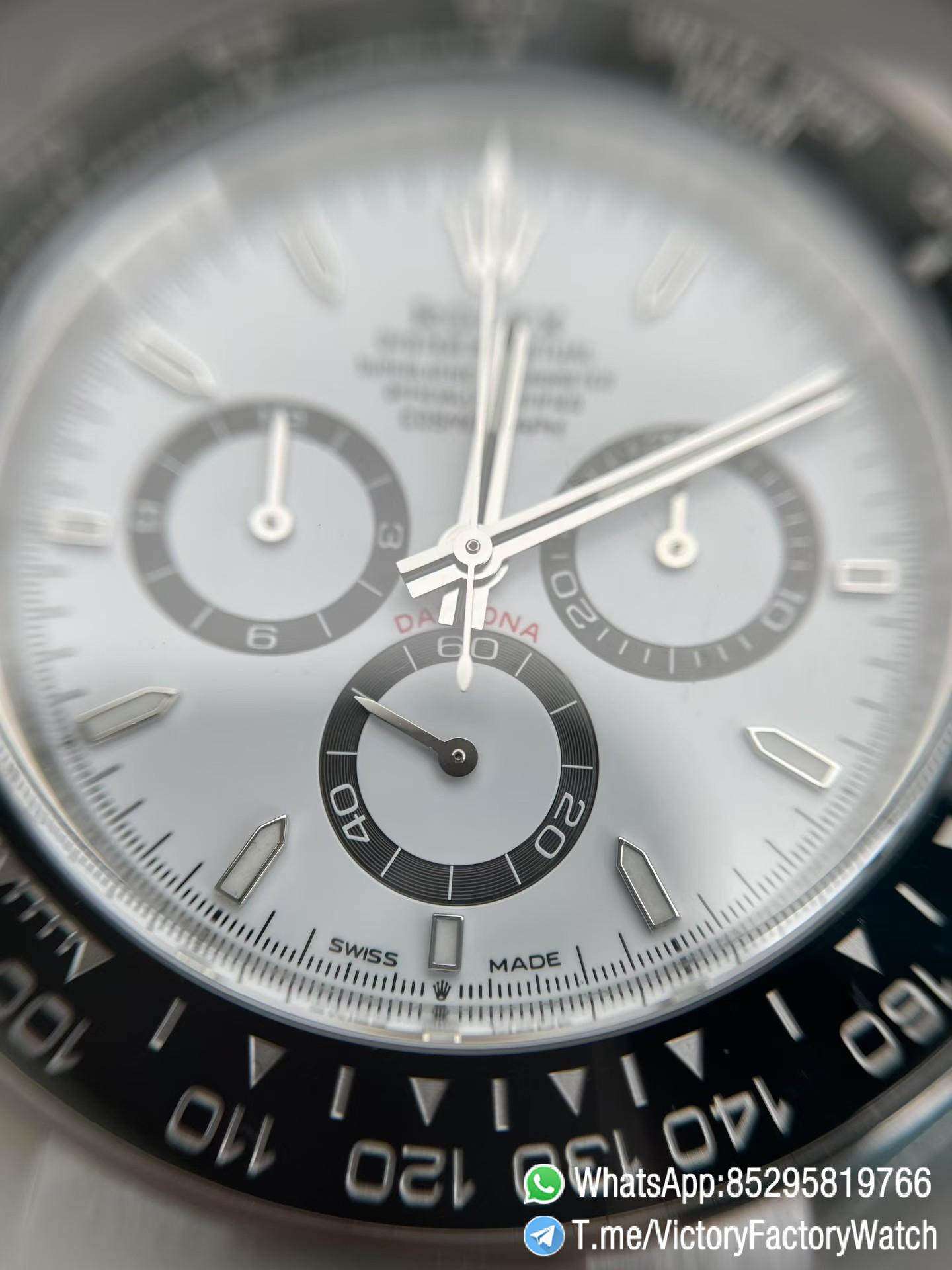 Victory Factory Watch Daytona Panda 126500 White Dial Black Ceramic Bezel 904L Steel Metal Case and Braclet DD4131 Calibre 02 1 Victory Factory Watch Daytona Panda 126500 White Dial Black Ceramic Bezel 904L Steel Metal Case and Braclet DD4131 Calibre 02 1