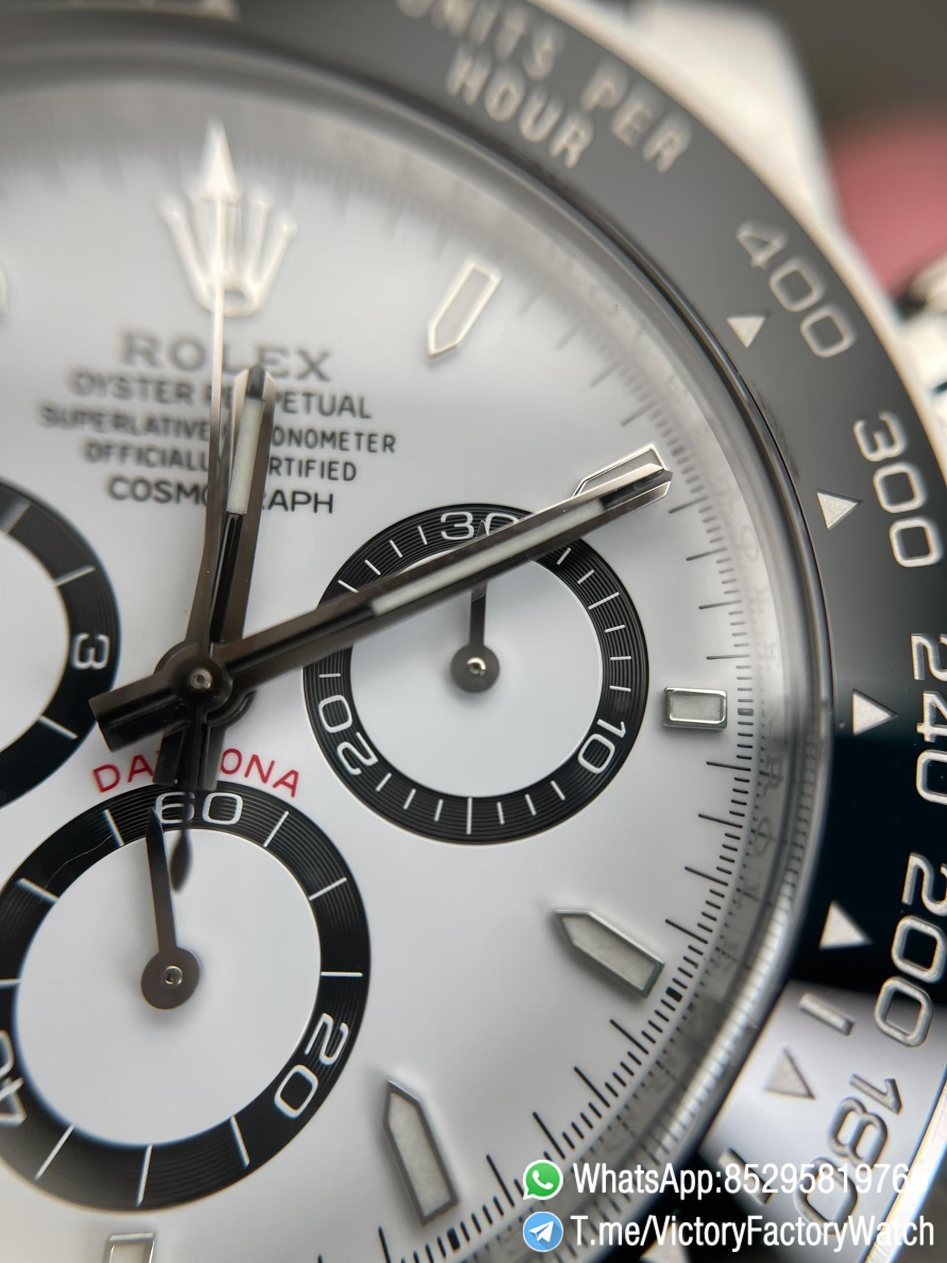 Victory Factory Watch Daytona Panda 126500 White Dial Black Ceramic Bezel 904L Steel Metal Case and Braclet DD4131 Calibre 03 1 Victory Factory Watch Daytona Panda 126500 White Dial Black Ceramic Bezel 904L Steel Metal Case and Braclet DD4131 Calibre 03 1