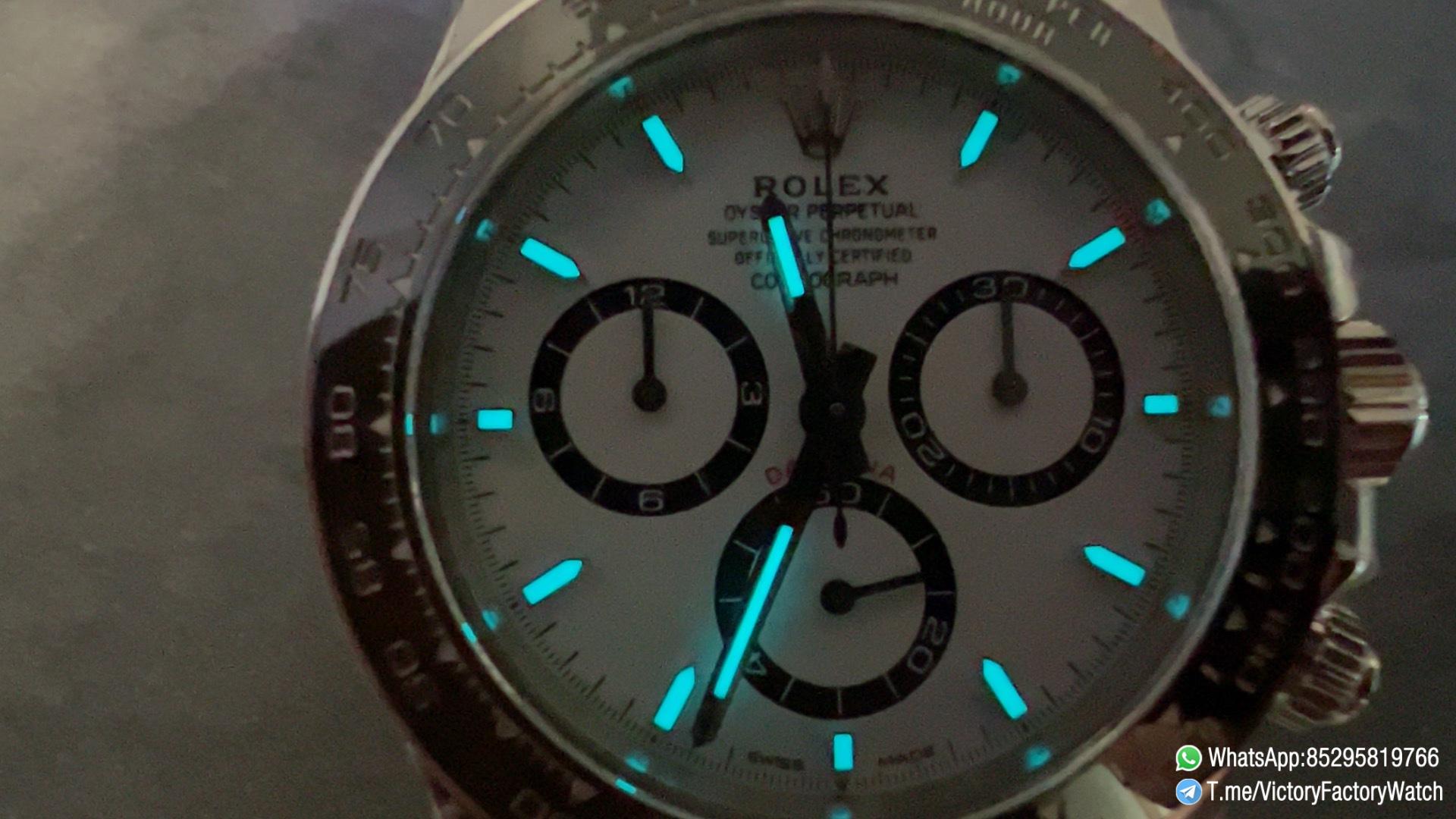 Victory Factory Watch Daytona Panda 126500 White Dial Black Ceramic Bezel 904L Steel Metal Case and Braclet DD4131 Calibre 10 1 Victory Factory Watch Daytona Panda 126500 White Dial Black Ceramic Bezel 904L Steel Metal Case and Braclet DD4131 Calibre 10 1