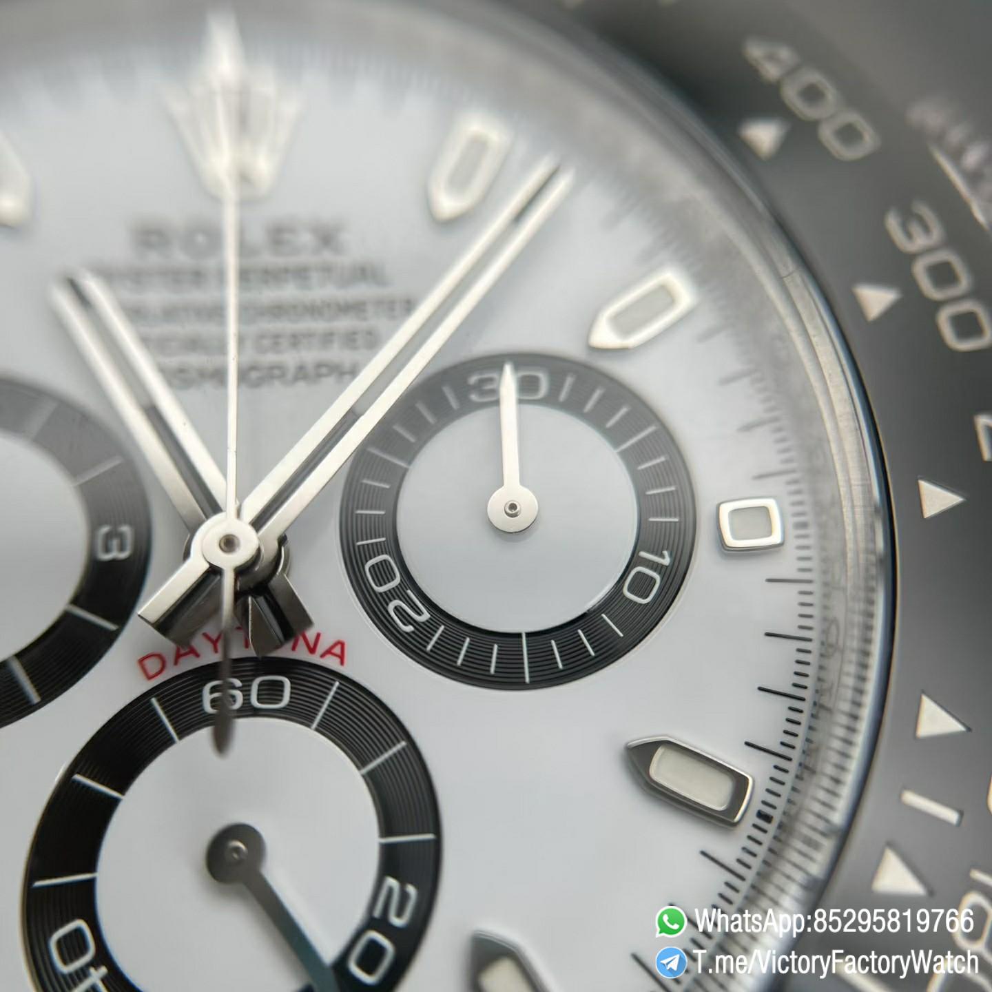 Victory Factory Watch Daytona Panda Ref 116500 White Dial Black Ceramic Bezel 904L Steel Case and Bracelet DanDong 4130 Calibre 05 Victory Factory Watch Daytona Panda Ref 116500 White Dial Black Ceramic Bezel 904L Steel Case and Bracelet DanDong 4130 Calibre 05