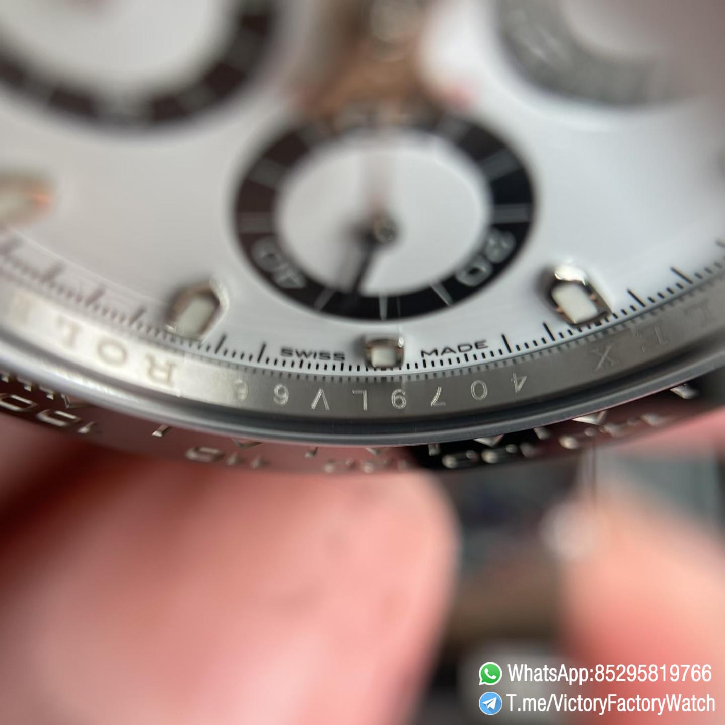 Victory Factory Watch Daytona Panda Ref 116500 White Dial Black Ceramic Bezel 904L Steel Case and Bracelet DanDong 4130 Calibre 06 Victory Factory Watch Daytona Panda Ref 116500 White Dial Black Ceramic Bezel 904L Steel Case and Bracelet DanDong 4130 Calibre 06