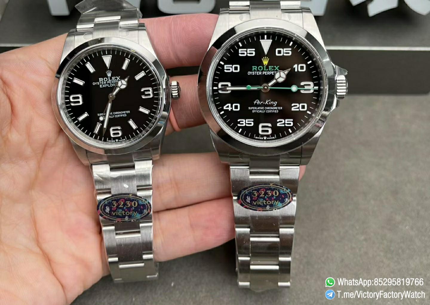 Victory Factory Watch Explorer 124270 36mm Black Dial 904L Steel Case Oyster Bracelet DanDong 3230 Movement 03 Victory Factory Watch Explorer 124270 36mm Black Dial 904L Steel Case Oyster Bracelet DanDong 3230 Movement 03