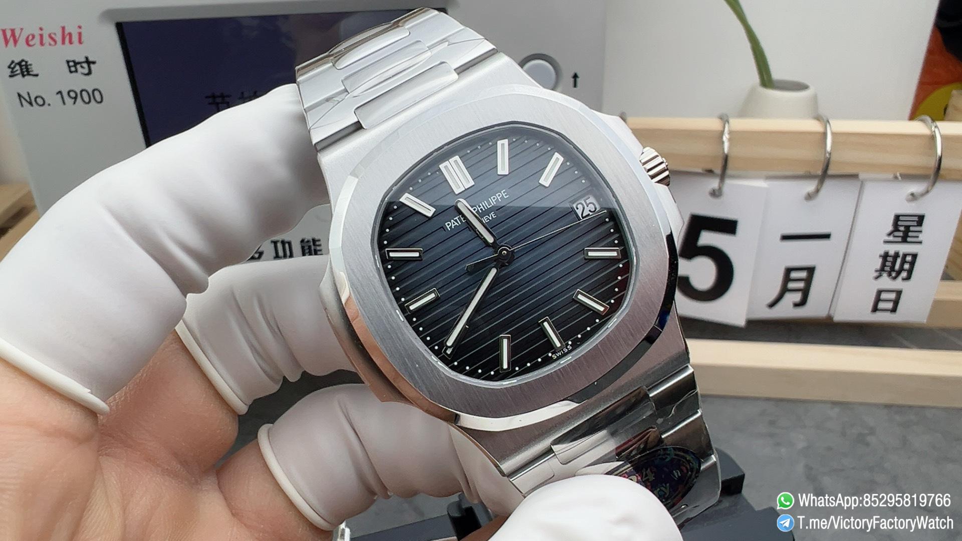 Victory Factory Watch Nautilus 5711 Blue Dial Steel Case and Bracelet DanDong Super Clone 324 Movement 01 Victory Factory Watch Nautilus 5711 Blue Dial Steel Case and Bracelet DanDong Super Clone 324 Movement 01