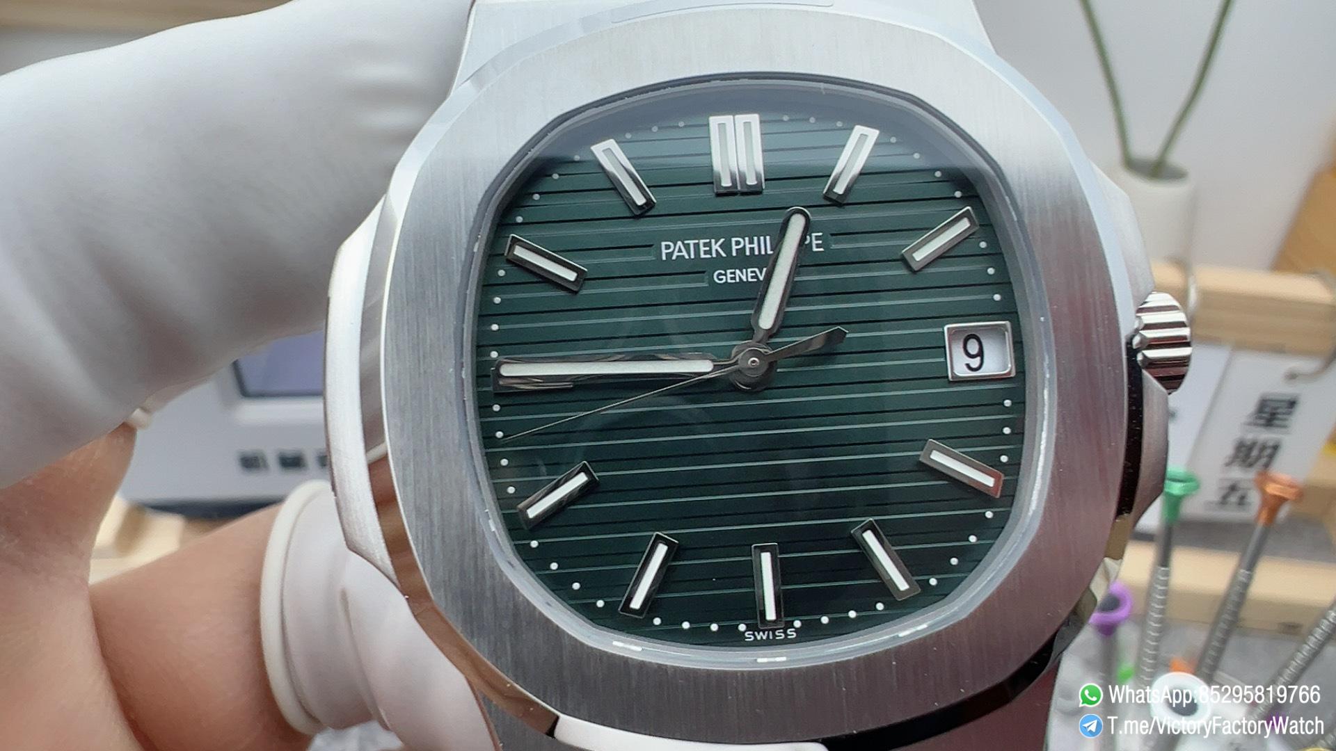 Victory Factory Watch Nautilus 5711 Ultrathin 8.3mm Green Dial Steel Case and Bracelet DanDong Super Clone 324 Movement 02 Victory Factory Watch Nautilus 5711 Ultrathin 8.3mm Green Dial Steel Case and Bracelet DanDong Super Clone 324 Movement 02