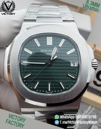 Victory Factory Watch Nautilus 5711 Ultrathin Green Dial Steel Case and Bracelet DanDong Super Clone 324 Movement