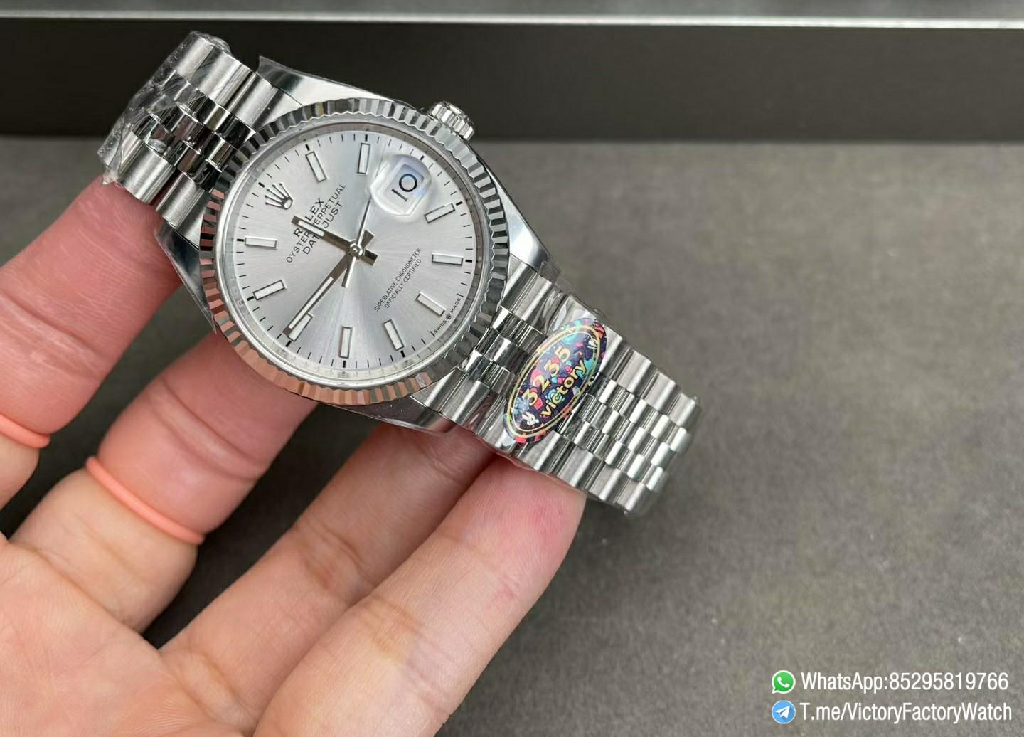 Victory Factory Watch VF DateJust 36MM 126234 Silver Dial Jubilee Bracelet DanDong 3235 Movement 02 Victory Factory Watch VF DateJust 36MM 126234 Silver Dial Jubilee Bracelet DanDong 3235 Movement 02