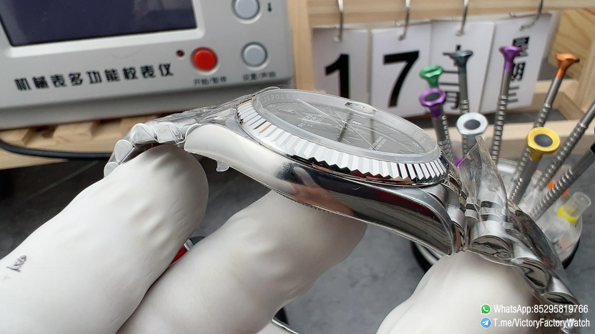 Victory Factory Watch VF DateJust 36MM 126234 Wimbledon Slate Dial Roman Indexes Jubilee Bracelet DD3235 04 Victory Factory Watch VF DateJust 36MM 126234 Wimbledon Slate Dial Roman Indexes Jubilee Bracelet DD3235 04