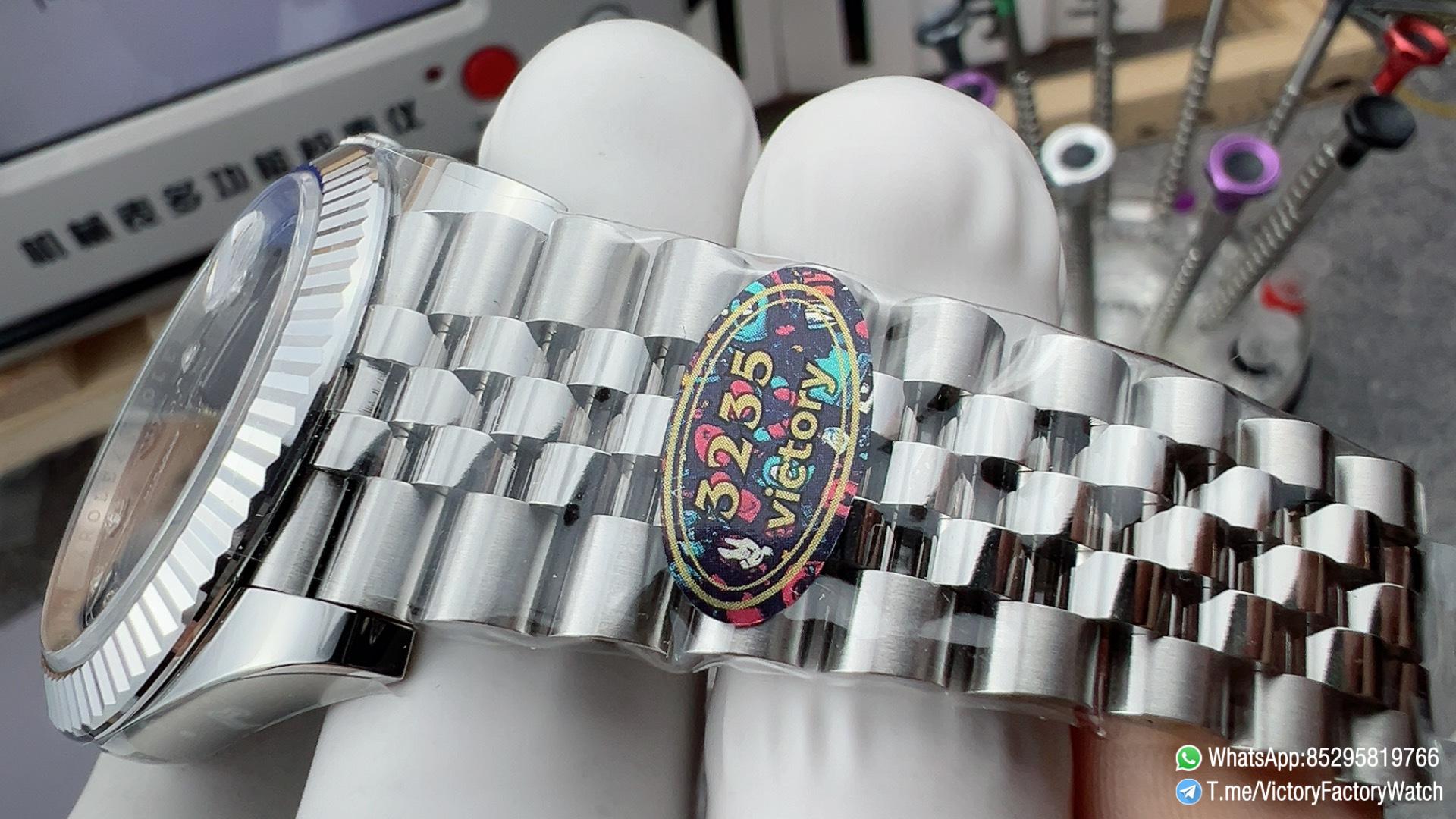 Victory Factory Watch VF DateJust 41MM 126334 Bright Blue Dial with Diamonds Set Jubilee Bracelet DD3235 Movement 07 Victory Factory Watch VF DateJust 41MM 126334 Bright Blue Dial with Diamonds Set Jubilee Bracelet DD3235 Movement 07