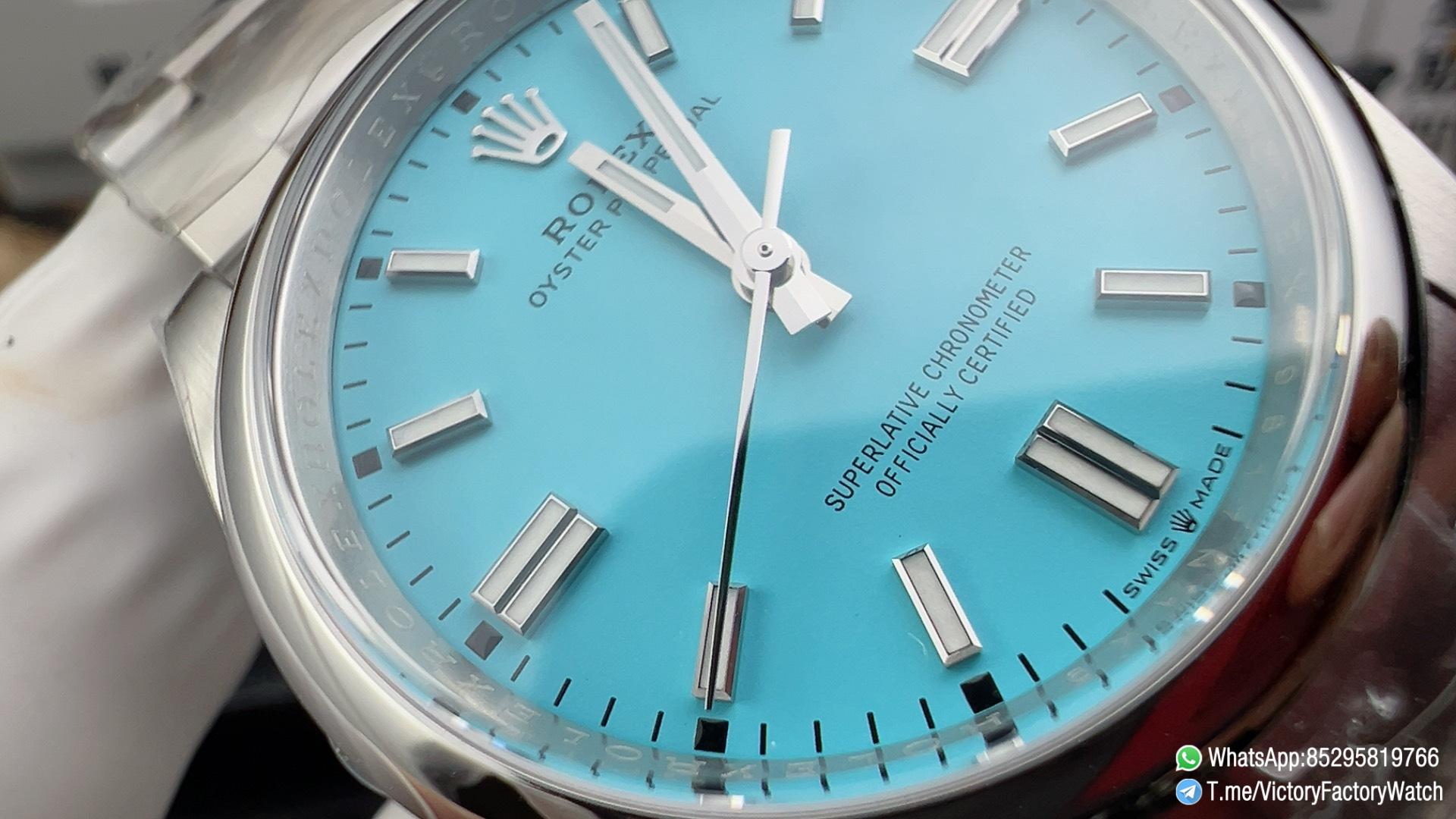 Victory Factory Watch VF Oyster Perpetual REF 126000 36mm Tiffany Blue Dial DanDong 3230 Movement 03 Victory Factory Watch VF Oyster Perpetual REF 126000 36mm Tiffany Blue Dial DanDong 3230 Movement 03
