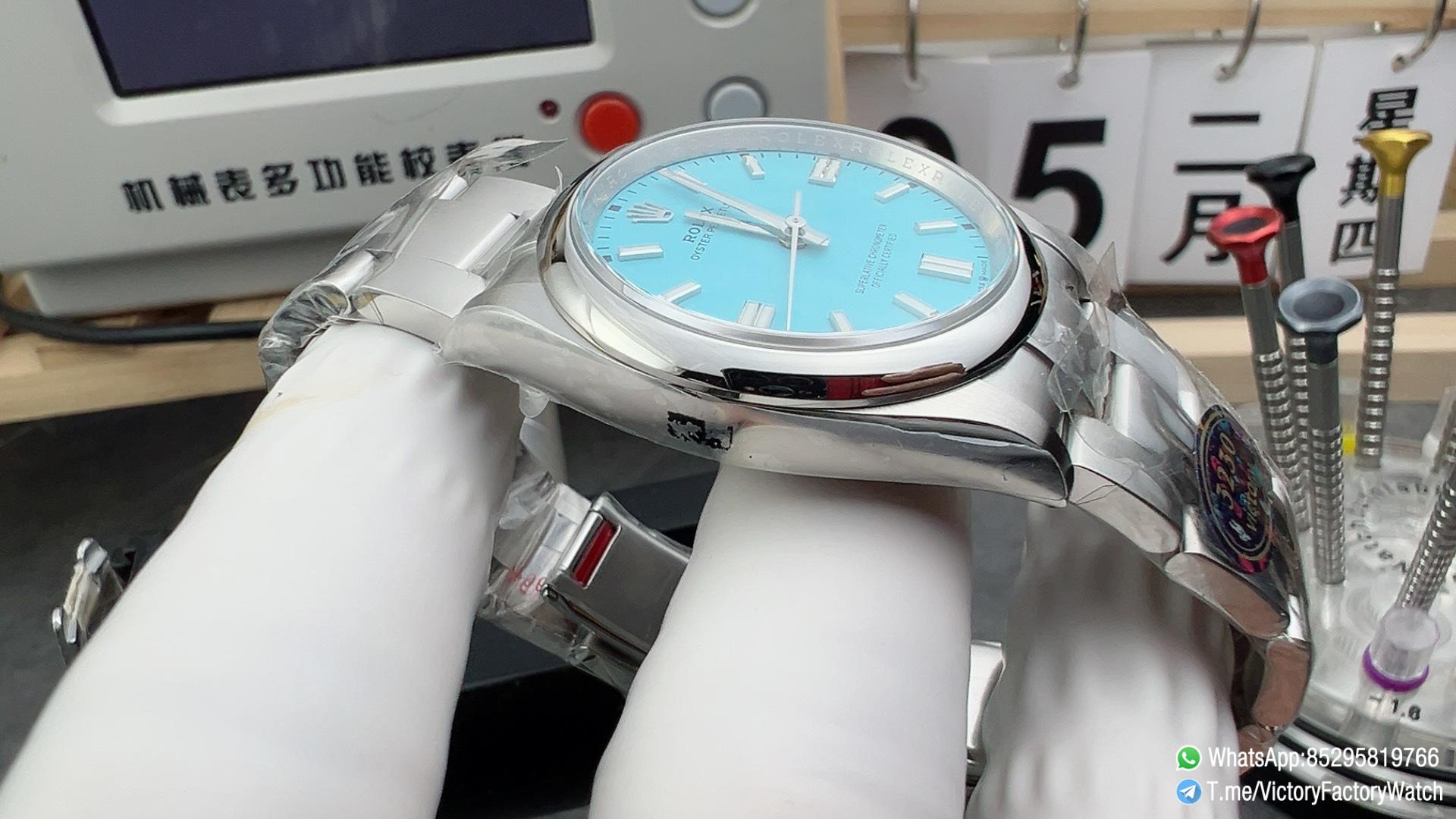 Victory Factory Watch VF Oyster Perpetual REF 126000 36mm Tiffany Blue Dial DanDong 3230 Movement 04 Victory Factory Watch VF Oyster Perpetual REF 126000 36mm Tiffany Blue Dial DanDong 3230 Movement 04