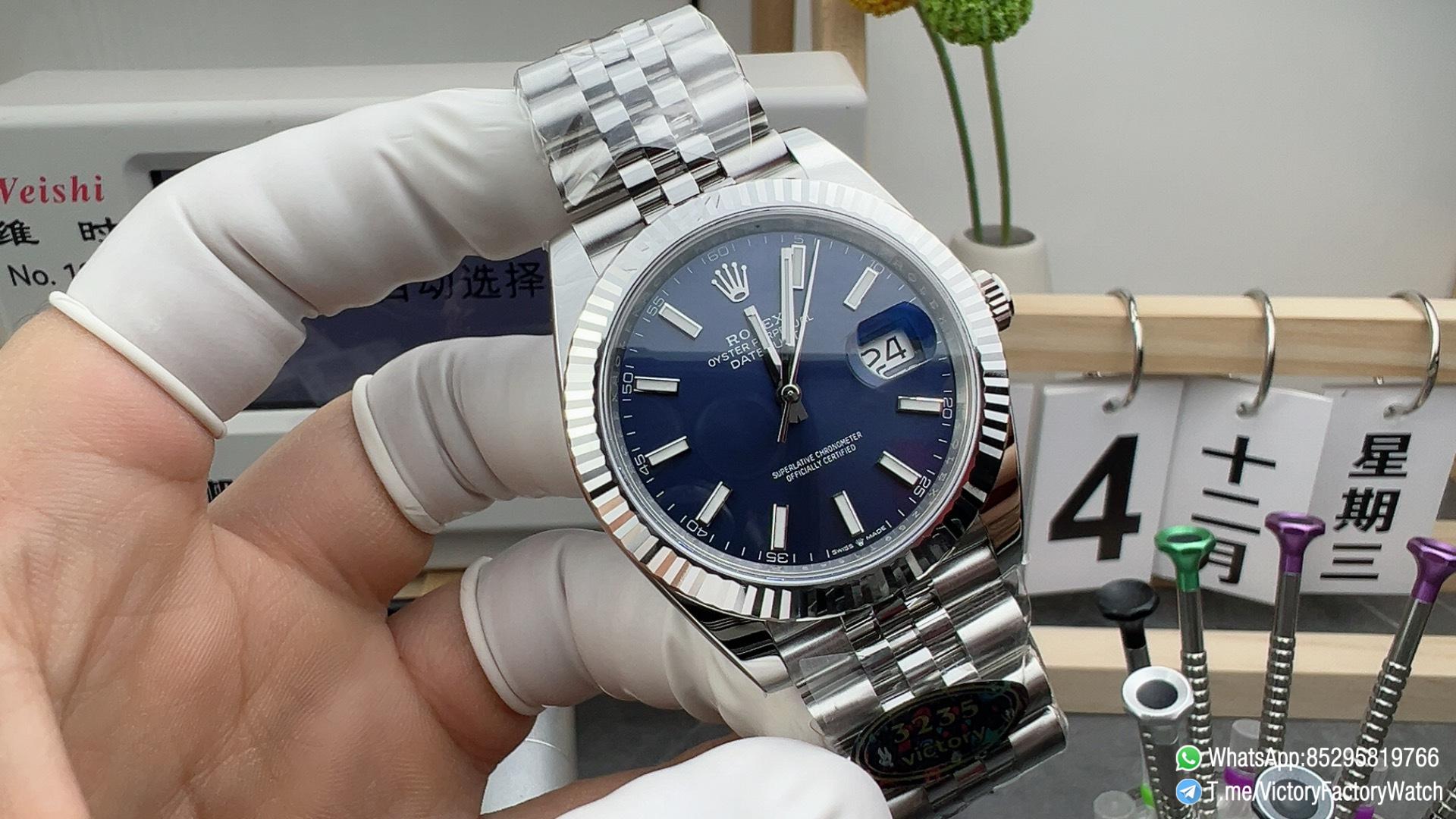 Victory Factory Watch VF Rolex DateJust 36MM 126234 Bright Blue Dial Jubilee Bracelet DanDong 3235 Movement 01 Victory Factory Watch VF Rolex DateJust 36MM 126234 Bright Blue Dial Jubilee Bracelet DanDong 3235 Movement 01