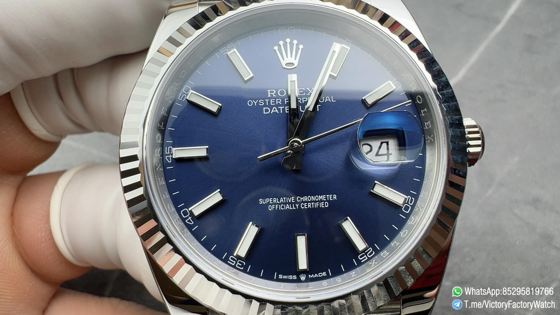 Victory Factory Watch VF Rolex DateJust 36MM 126234 Bright Blue Dial Jubilee Bracelet DanDong 3235 Movement 02 Victory Factory Watch VF Rolex DateJust 36MM 126234 Bright Blue Dial Jubilee Bracelet DanDong 3235 Movement 02
