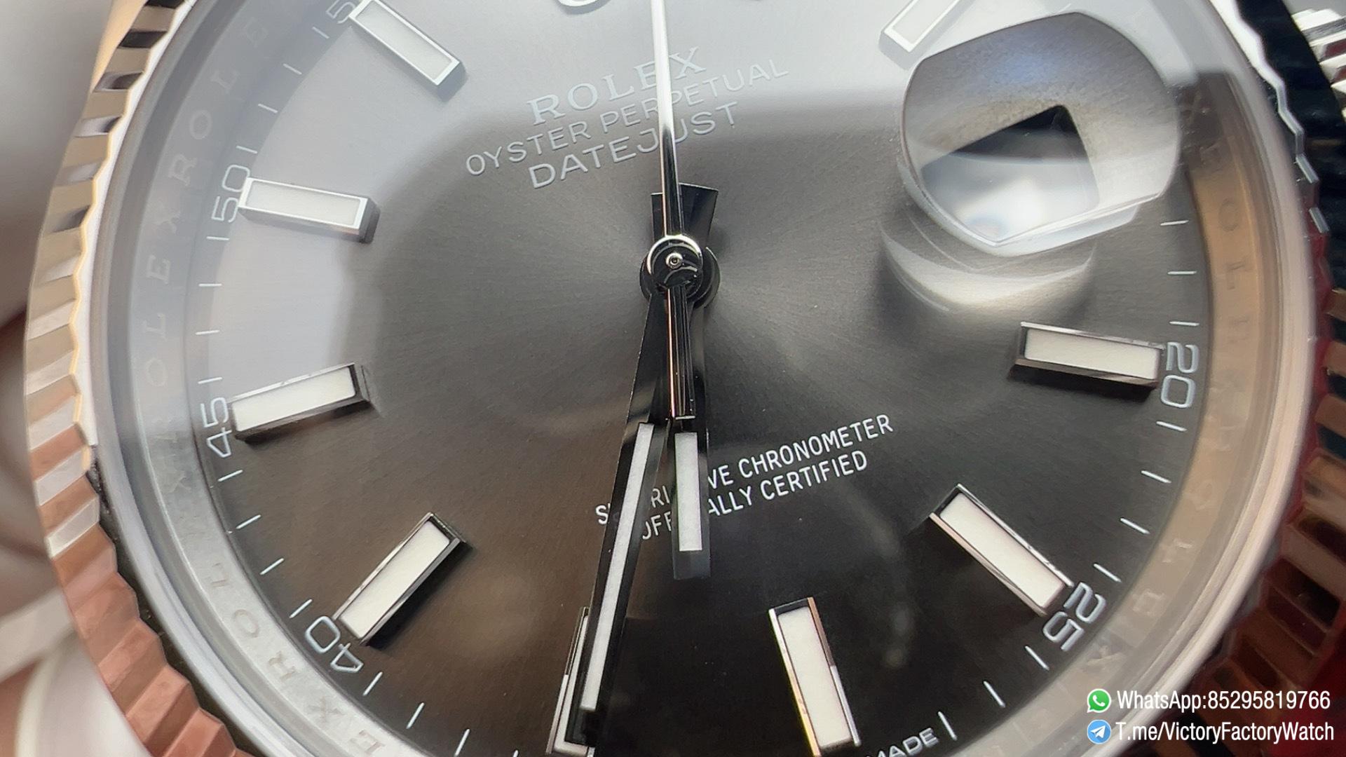 Victory Factory Watch VF Rolex DateJust 41MM 126334 Slate Dial Jubilee Bracelet DanDong 3235 Movement 03 Victory Factory Watch VF Rolex DateJust 41MM 126334 Slate Dial Jubilee Bracelet DanDong 3235 Movement 03