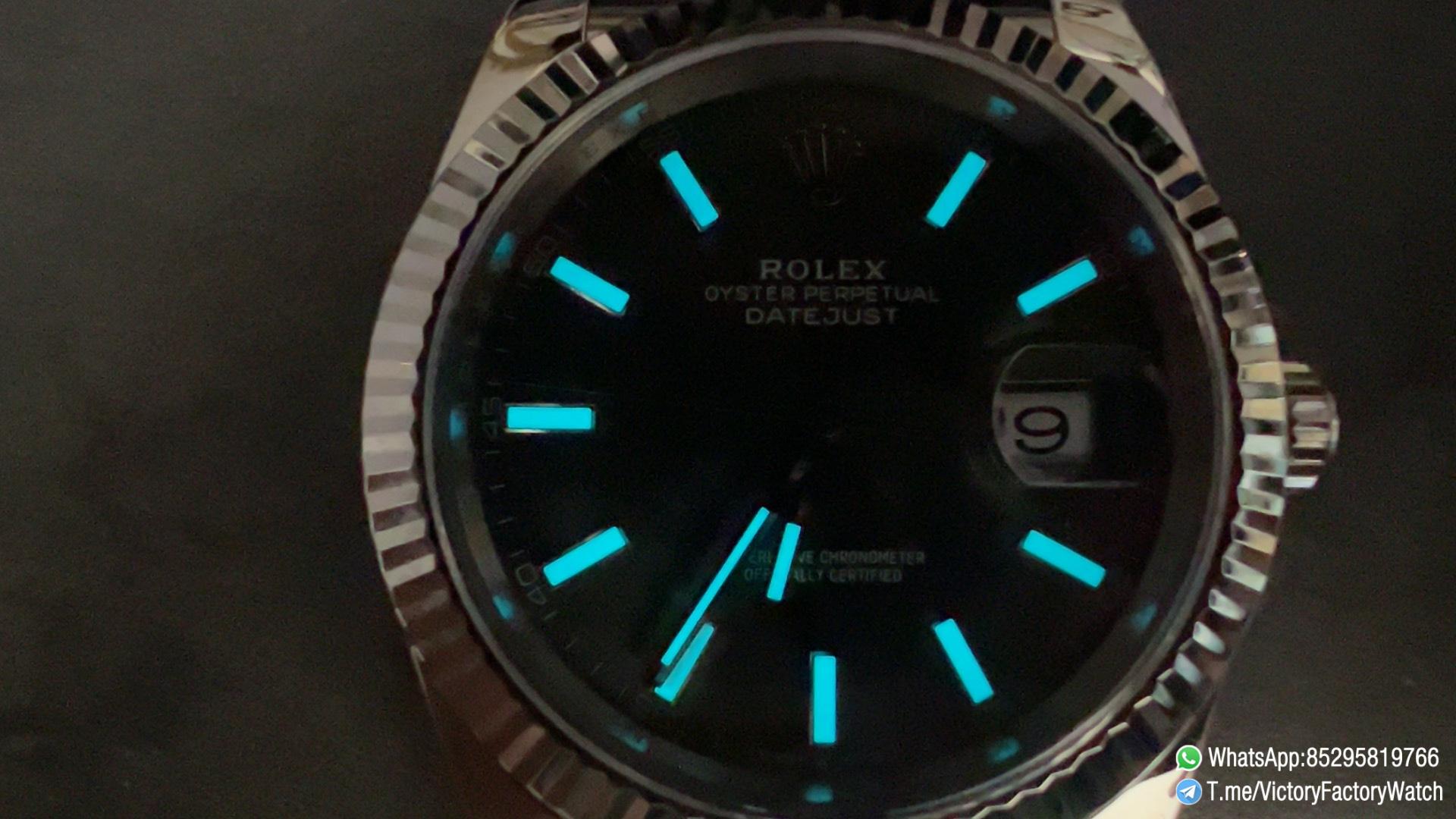 Victory Factory Watch VF Rolex DateJust 41MM 126334 Slate Dial Jubilee Bracelet DanDong 3235 Movement 09 Victory Factory Watch VF Rolex DateJust 41MM 126334 Slate Dial Jubilee Bracelet DanDong 3235 Movement 09