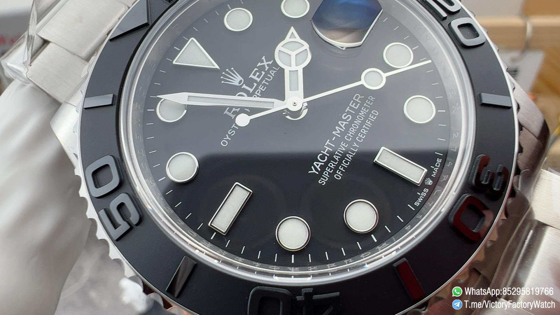 Victory Factory Watch Yacht Master II 226627 Titanium Metal Black Dial Black Ceramic Bezel Blue Luminous Hour Markers DanDong 3235 Movement 03 Victory Factory Watch Yacht Master II 226627 Titanium Metal Black Dial Black Ceramic Bezel Blue Luminous Hour Markers DanDong 3235 Movement 03