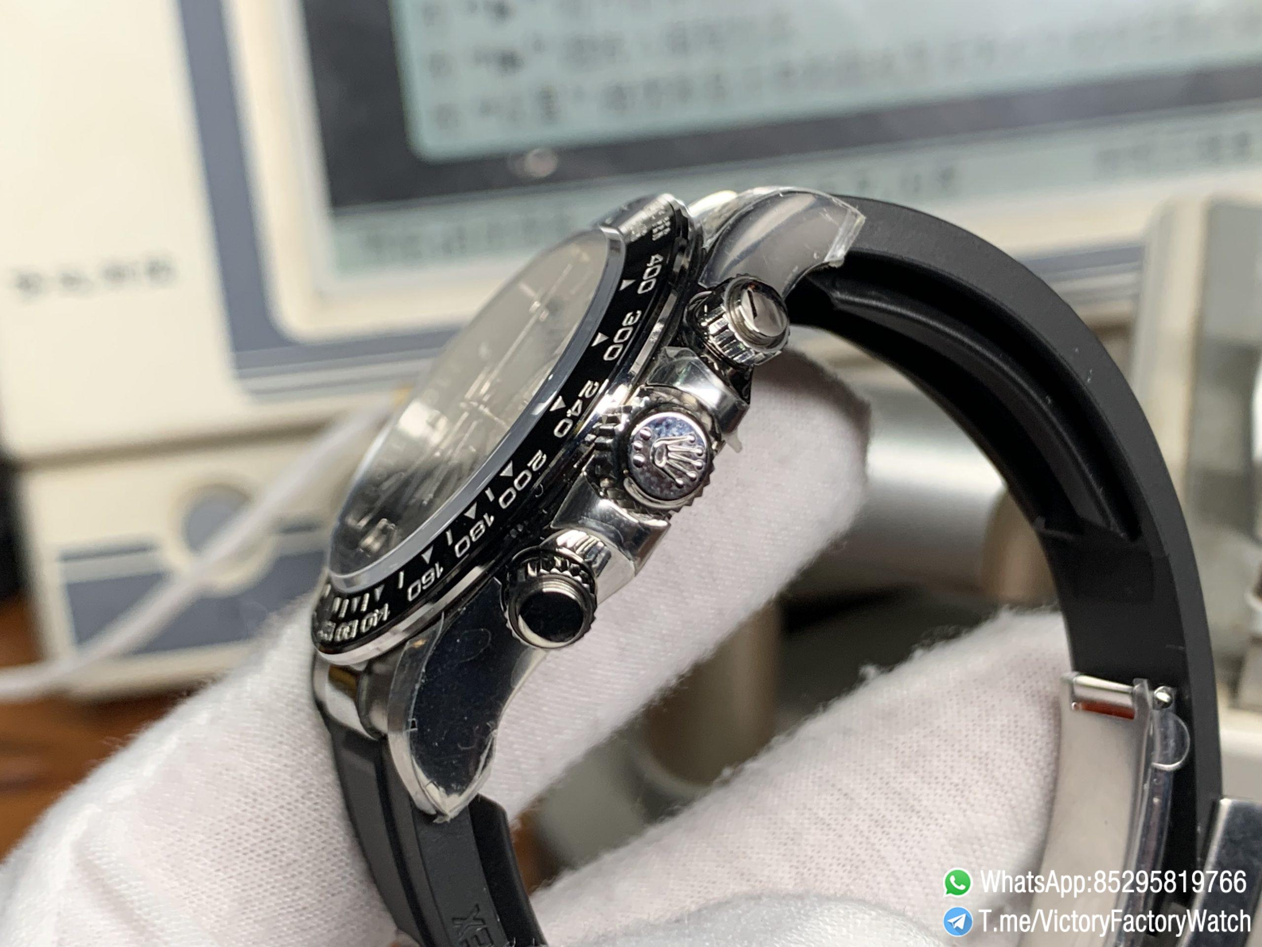 Vicotry Factory Watch Daytona 126519LN Black and Silver Dial Black Ceramic Bezel 904L Steel Case Oysterflex Strap DD4131 Movement 05 Vicotry Factory Watch Daytona 126519LN Black and Silver Dial Black Ceramic Bezel 904L Steel Case Oysterflex Strap DD4131 Movement 05