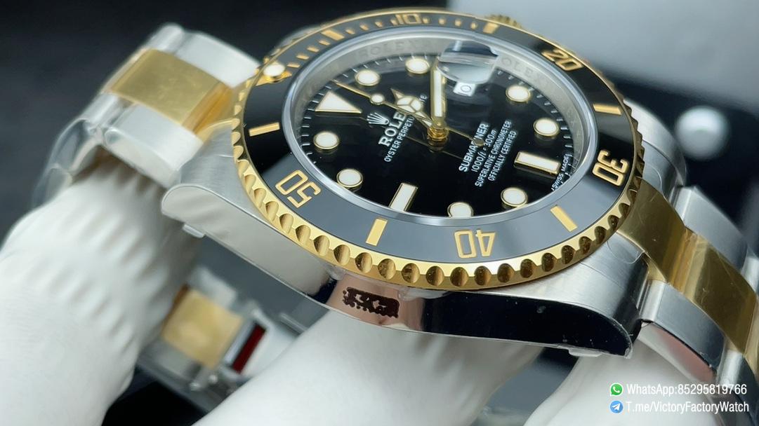 Victory Factory Watch Submariner 40 Ref 116613LN Black Dial Black Ceramic Bezel Yellow Gold and Steel Oyster Bracelet DD3135 Movement 03 Victory Factory Watch Submariner 40 Ref 116613LN Black Dial Black Ceramic Bezel Yellow Gold and Steel Oyster Bracelet DD3135 Movement 03
