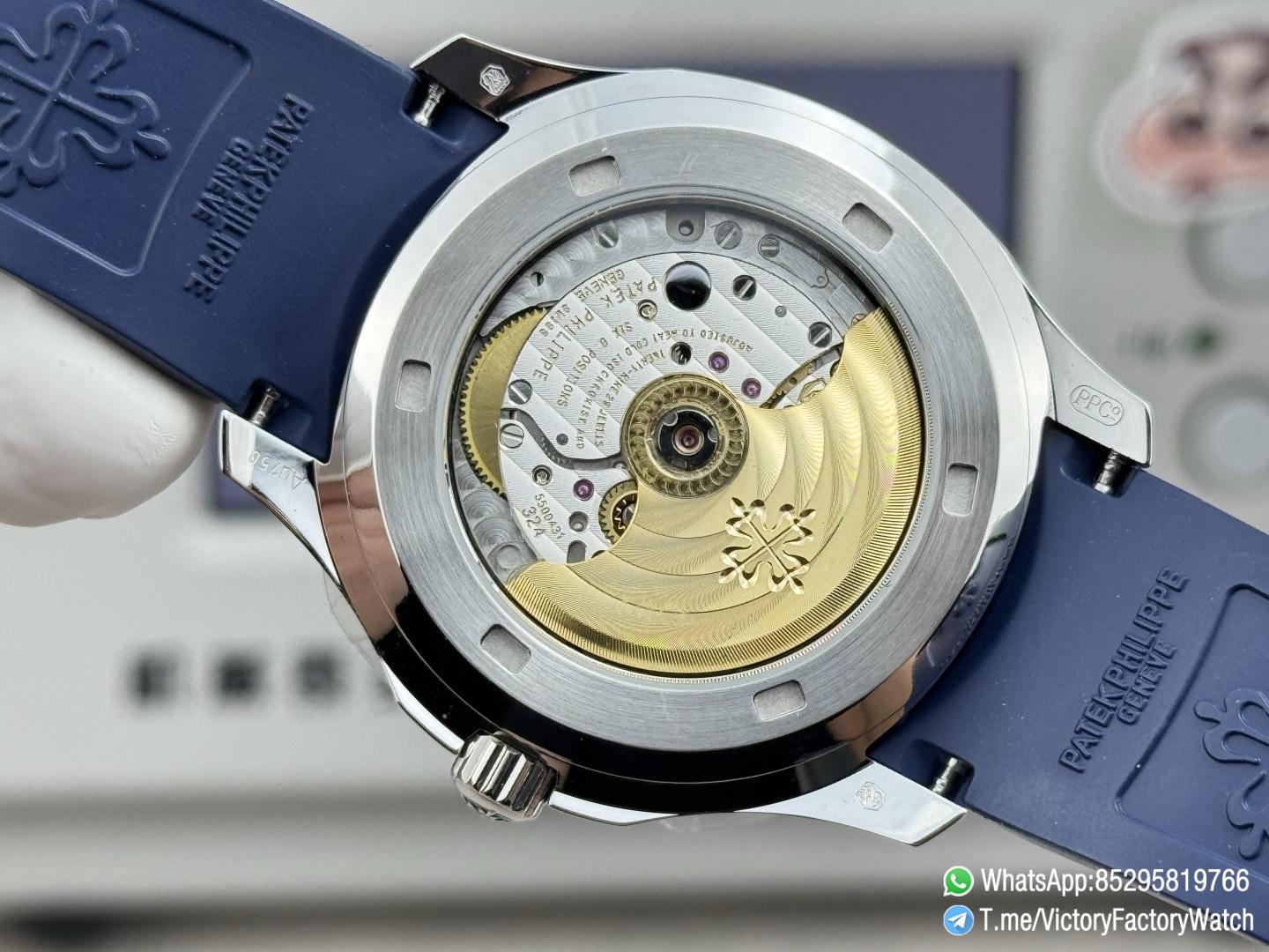 Victory Factory Watches Aquanaut 5261 Annual Calendar Blue Dial wtih Moonphase Months Day Display 316L Steel Metal DanDong 324 Movement 08 Victory Factory Watches Aquanaut 5261 Annual Calendar Blue Dial wtih Moonphase Months Day Display 316L Steel Metal DanDong 324 Movement 08