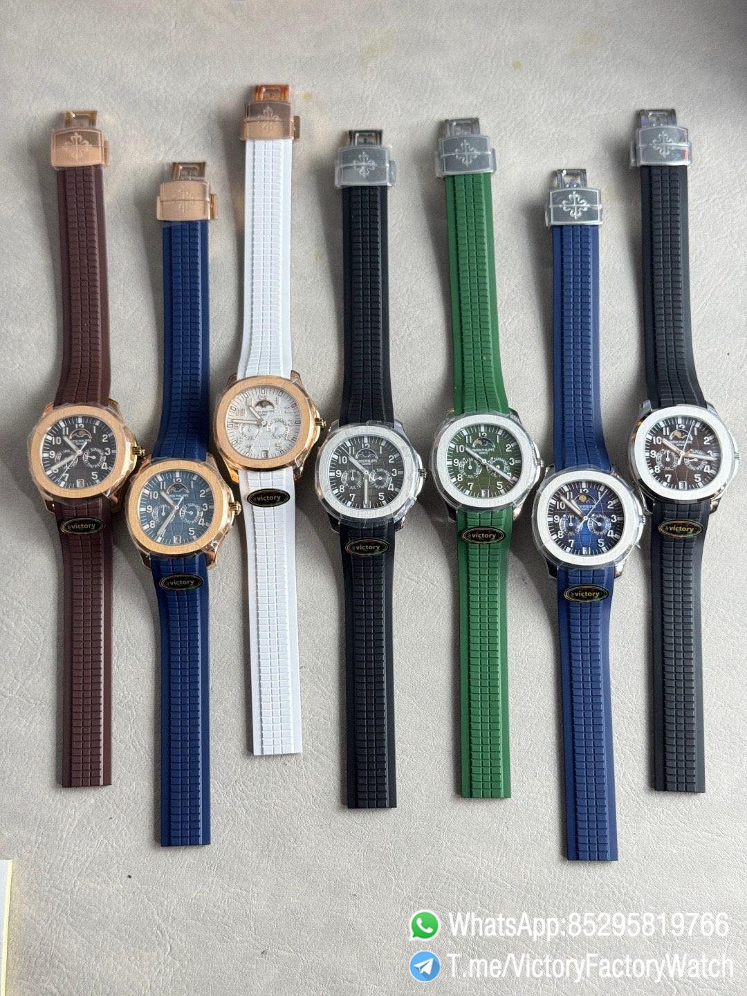 Victory Factory Watches Aquanaut 5261 Annual Calendar Blue Dial wtih Moonphase Months Day Display 316L Steel Metal DanDong 324 Movement 10 Victory Factory Watches Aquanaut 5261 Annual Calendar Blue Dial wtih Moonphase Months Day Display 316L Steel Metal DanDong 324 Movement 10