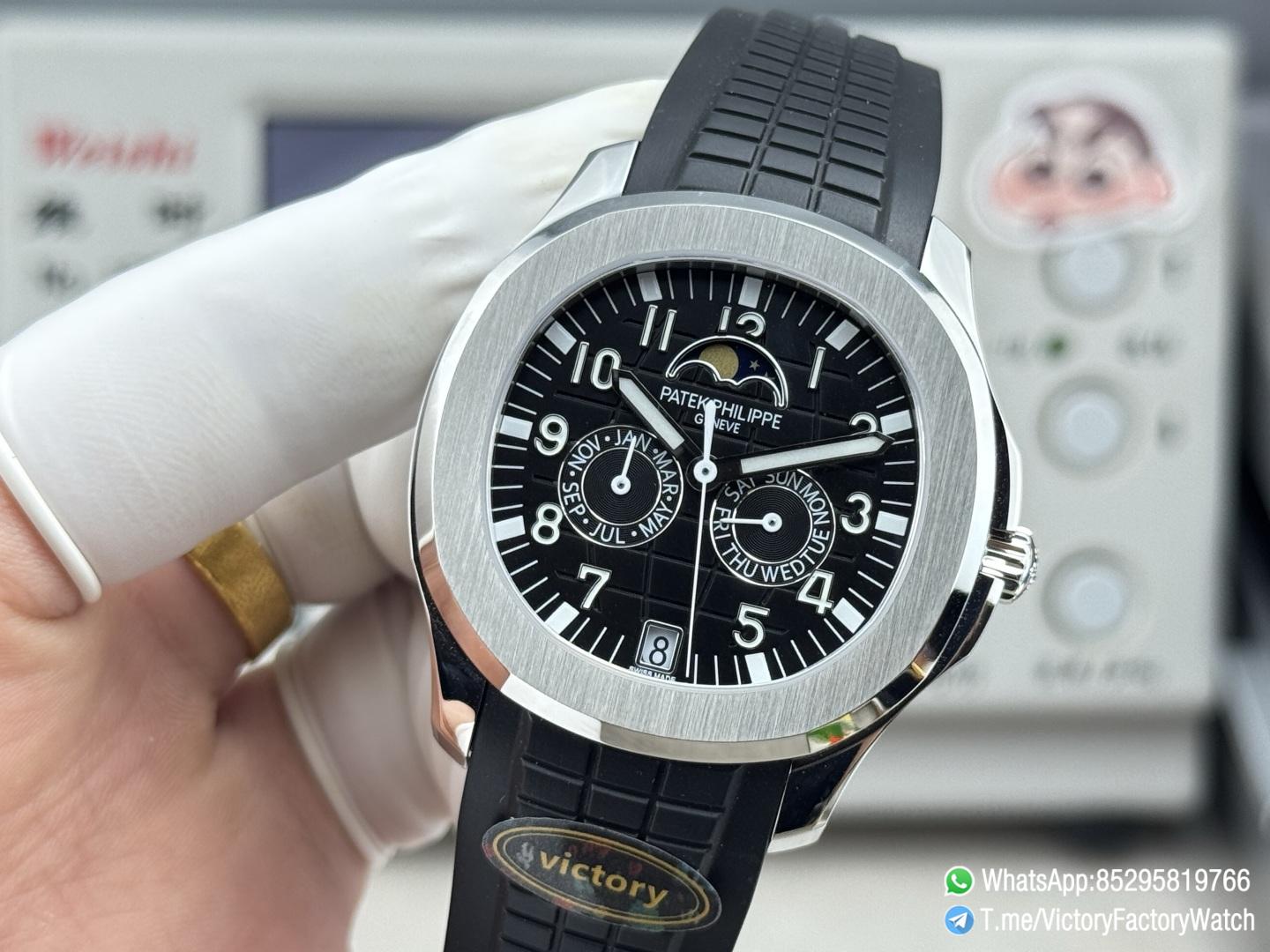 Victory Factory Watches Aquanaut Annual Calendar 5261 Complicated Black Dial 316L Steel Metal DanDong 324 Movement 03 Victory Factory Watches Aquanaut Annual Calendar 5261 Complicated Black Dial 316L Steel Metal DanDong 324 Movement 03