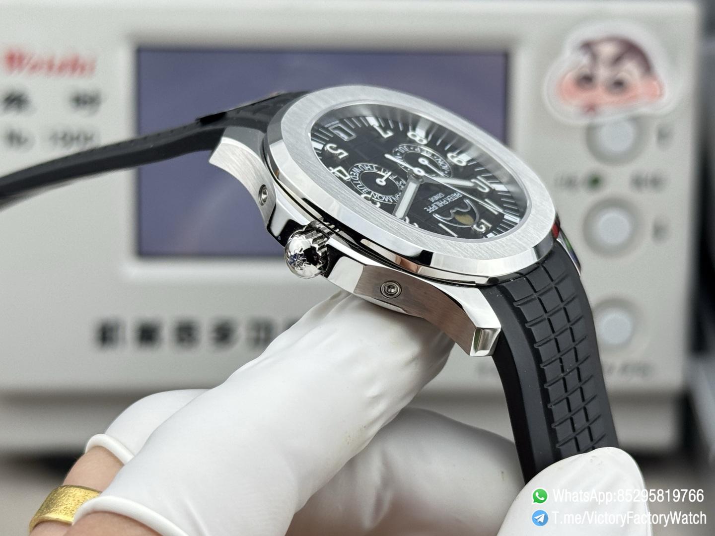 Victory Factory Watches Aquanaut Annual Calendar 5261 Complicated Black Dial 316L Steel Metal DanDong 324 Movement 07 Victory Factory Watches Aquanaut Annual Calendar 5261 Complicated Black Dial 316L Steel Metal DanDong 324 Movement 07