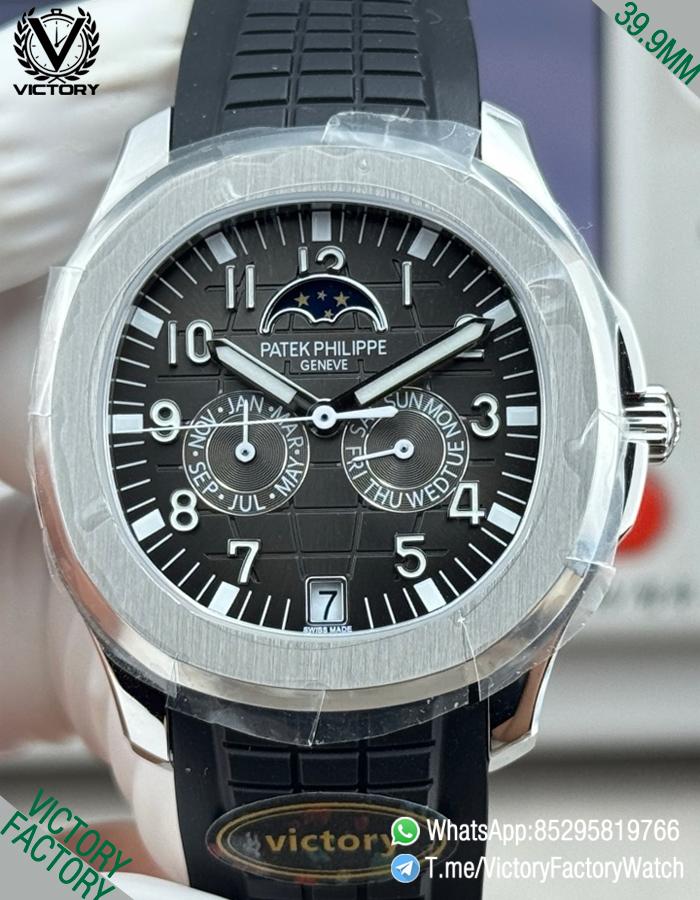 Victory Factory Watches Aquanaut Annual Calendar 5261 Complicated Gray Dial 316L Steel Metal DanDong 324 Movement 00 Victory Factory Watches Aquanaut Annual Calendar 5261 Complicated Gray Dial 316L Steel Metal DanDong 324 Movement 00