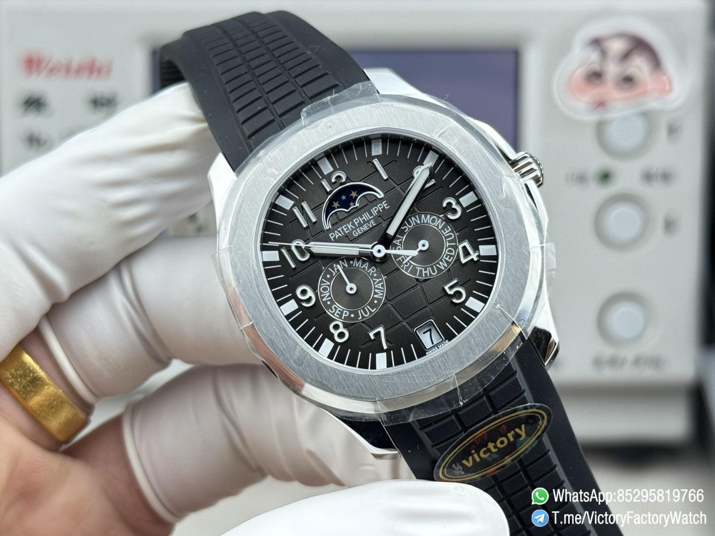 Victory Factory Watches Aquanaut Annual Calendar 5261 Complicated Gray Dial 316L Steel Metal DanDong 324 Movement 02 Victory Factory Watches Aquanaut Annual Calendar 5261 Complicated Gray Dial 316L Steel Metal DanDong 324 Movement 02