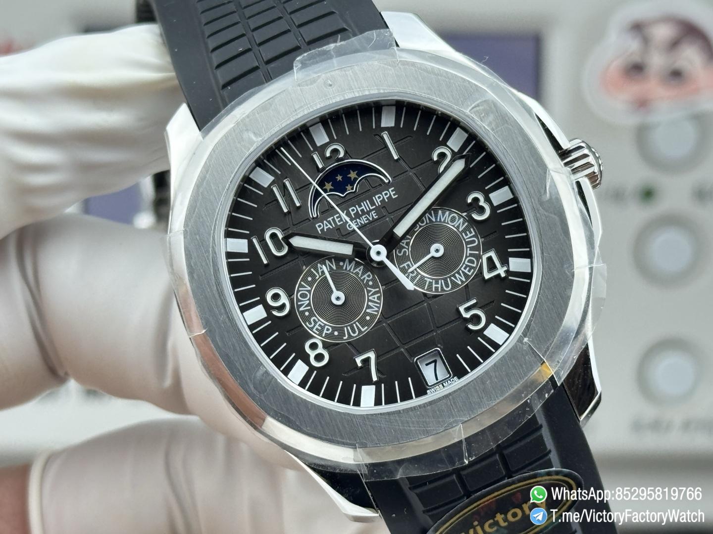 Victory Factory Watches Aquanaut Annual Calendar 5261 Complicated Gray Dial 316L Steel Metal DanDong 324 Movement 03 Victory Factory Watches Aquanaut Annual Calendar 5261 Complicated Gray Dial 316L Steel Metal DanDong 324 Movement 03