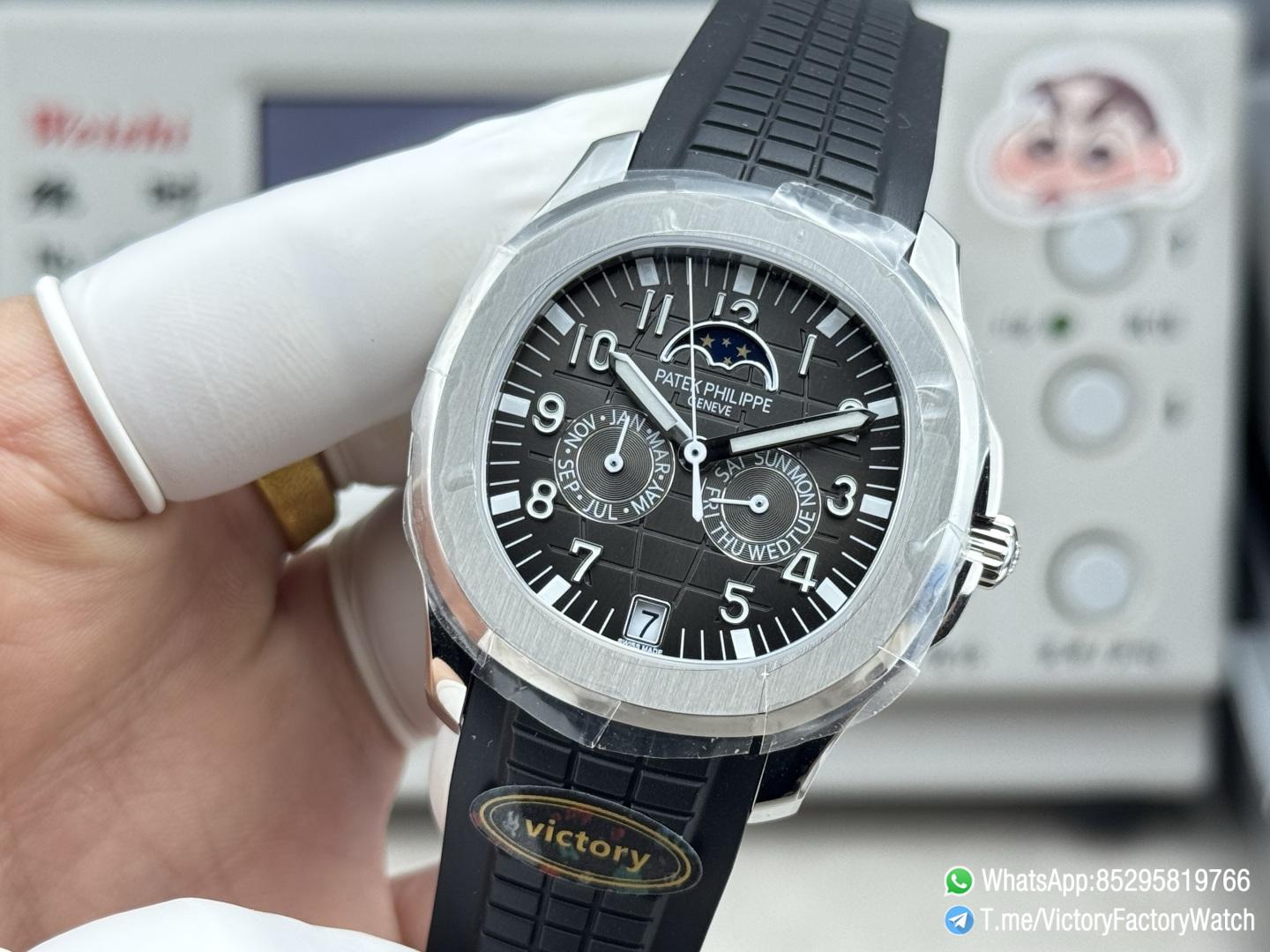 Victory Factory Watches Aquanaut Annual Calendar 5261 Complicated Gray Dial 316L Steel Metal DanDong 324 Movement 04 Victory Factory Watches Aquanaut Annual Calendar 5261 Complicated Gray Dial 316L Steel Metal DanDong 324 Movement 04
