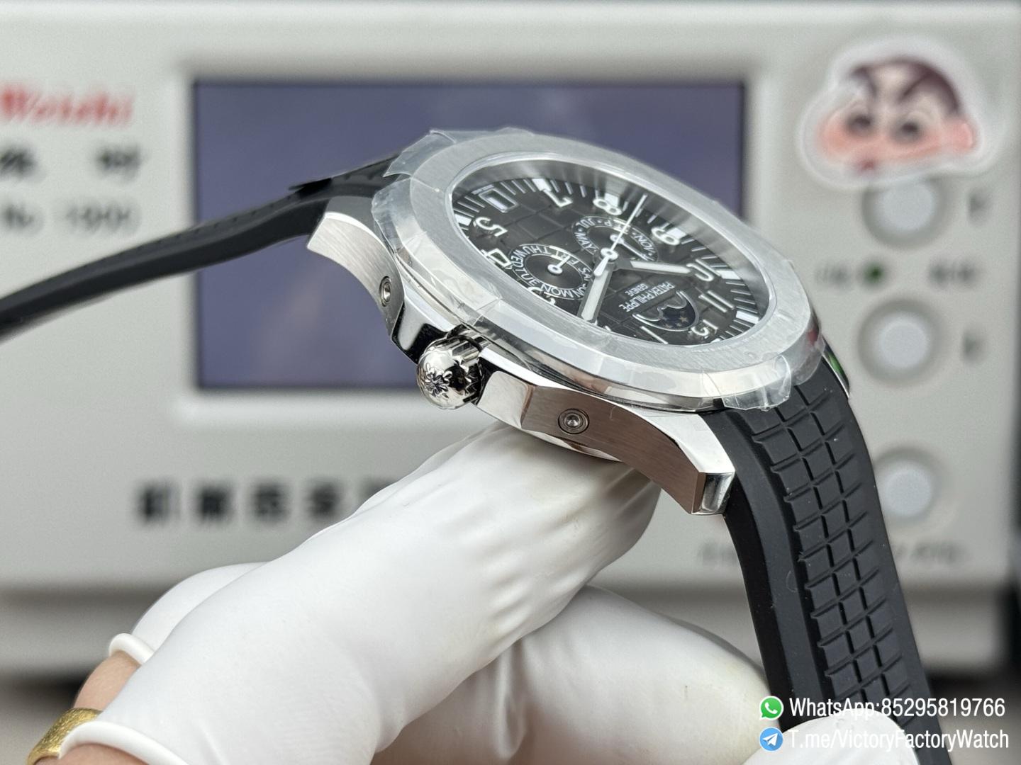 Victory Factory Watches Aquanaut Annual Calendar 5261 Complicated Gray Dial 316L Steel Metal DanDong 324 Movement 07 Victory Factory Watches Aquanaut Annual Calendar 5261 Complicated Gray Dial 316L Steel Metal DanDong 324 Movement 07