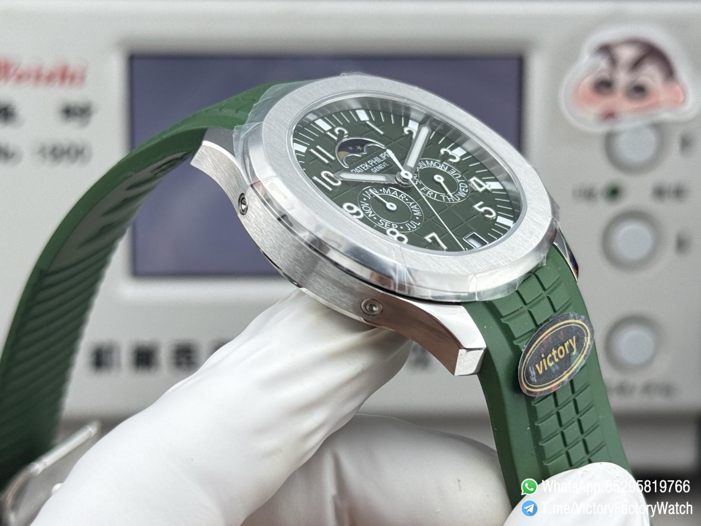 Victory Factory Watches Aquanaut Annual Calendar 5261 Complicated Green Dial 316L Steel Metal DanDong 324 Movement 06 Victory Factory Watches Aquanaut Annual Calendar 5261 Complicated Green Dial 316L Steel Metal DanDong 324 Movement 06