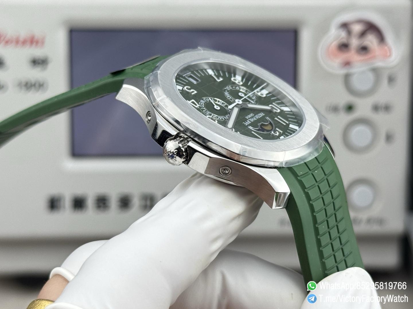 Victory Factory Watches Aquanaut Annual Calendar 5261 Complicated Green Dial 316L Steel Metal DanDong 324 Movement 07 Victory Factory Watches Aquanaut Annual Calendar 5261 Complicated Green Dial 316L Steel Metal DanDong 324 Movement 07