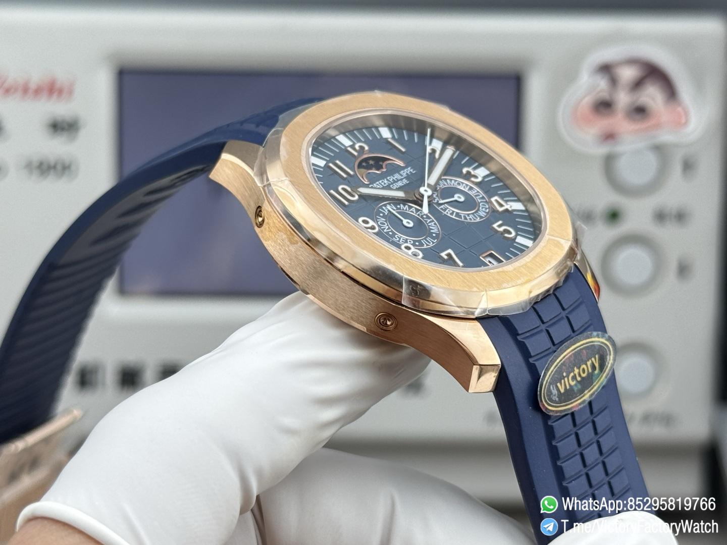 Victory Factory Watches Rose Gold Aquanaut Annual Calendar 5261R Complicated Blue Dial DD324 Calibre 06 Victory Factory Watches Rose Gold Aquanaut Annual Calendar 5261R Complicated Blue Dial DD324 Calibre 06