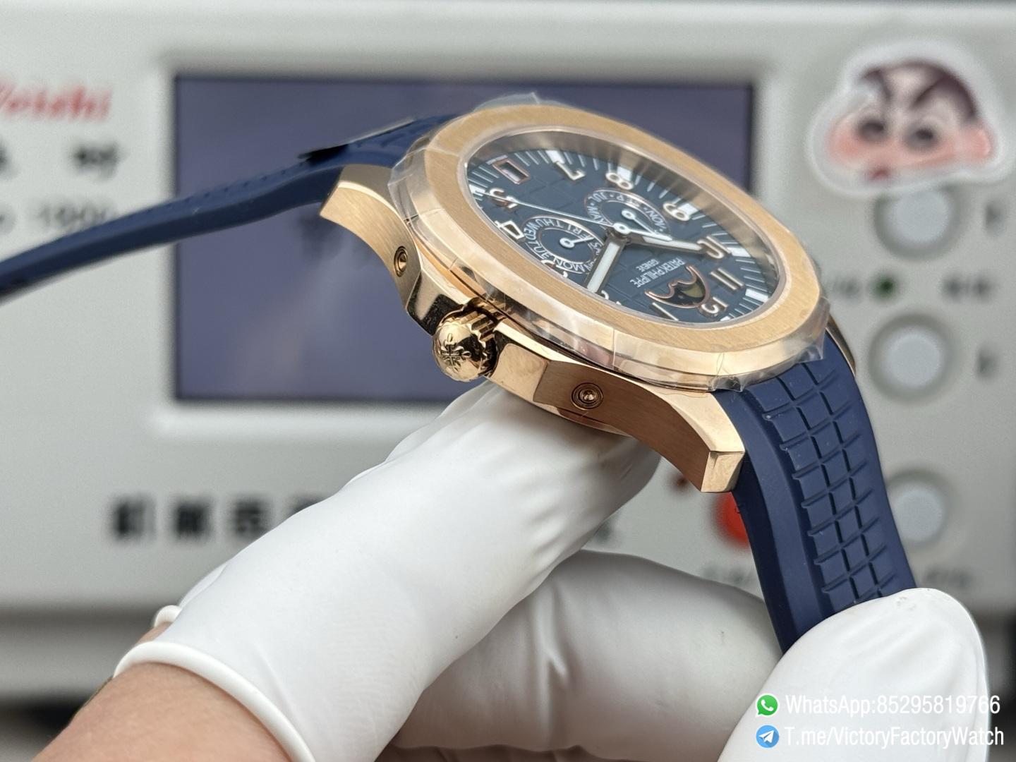 Victory Factory Watches Rose Gold Aquanaut Annual Calendar 5261R Complicated Blue Dial DD324 Calibre 07 Victory Factory Watches Rose Gold Aquanaut Annual Calendar 5261R Complicated Blue Dial DD324 Calibre 07