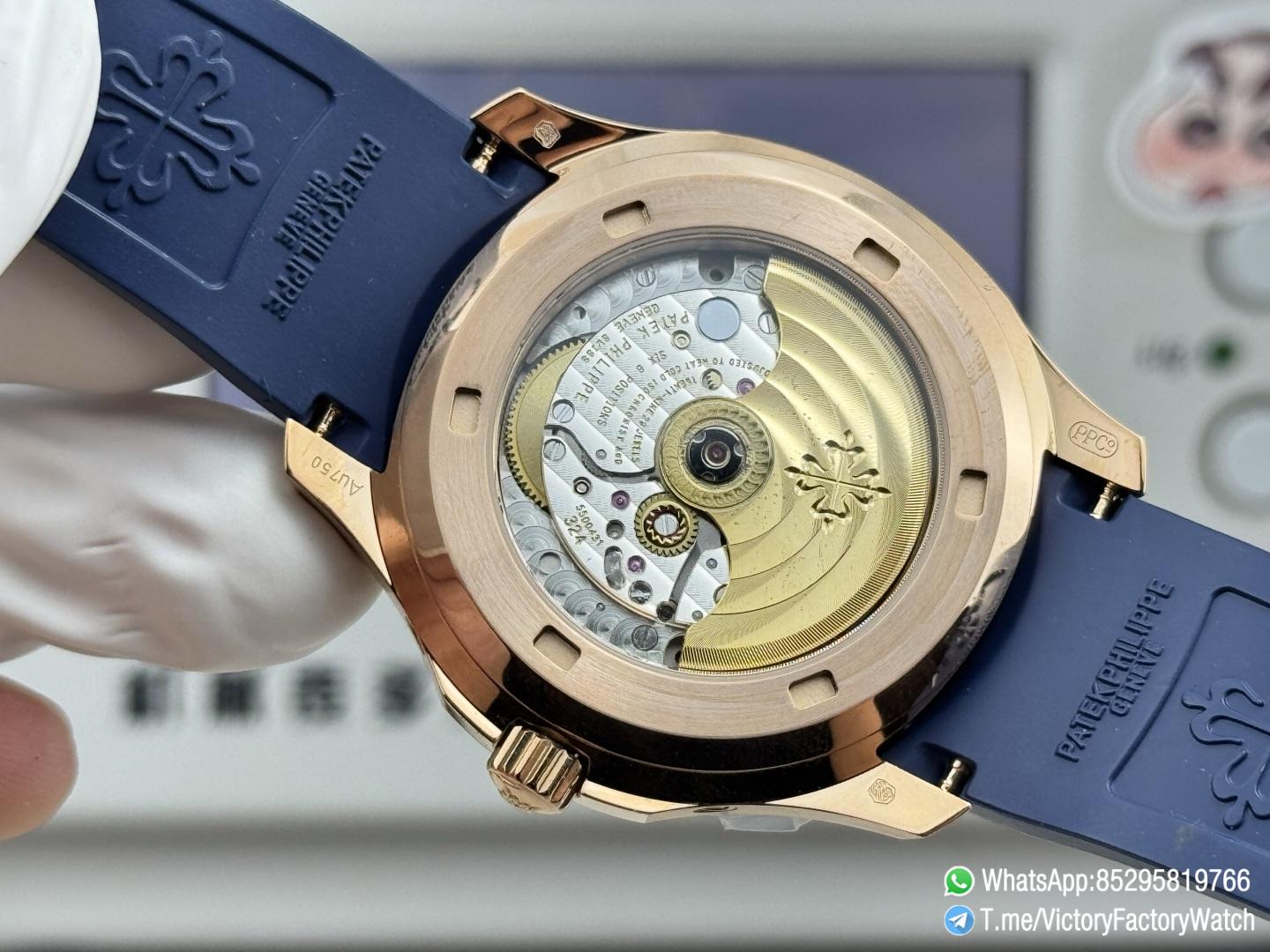 Victory Factory Watches Rose Gold Aquanaut Annual Calendar 5261R Complicated Blue Dial DD324 Calibre 08 Victory Factory Watches Rose Gold Aquanaut Annual Calendar 5261R Complicated Blue Dial DD324 Calibre 08