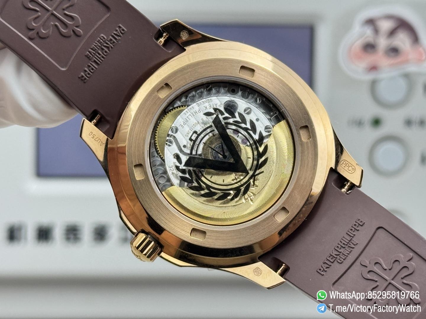 Victory Factory Watches Rose Gold Aquanaut Annual Calendar 5261R Complicated Brown Dial DD324 Calibre 08 Victory Factory Watches Rose Gold Aquanaut Annual Calendar 5261R Complicated Brown Dial DD324 Calibre 08