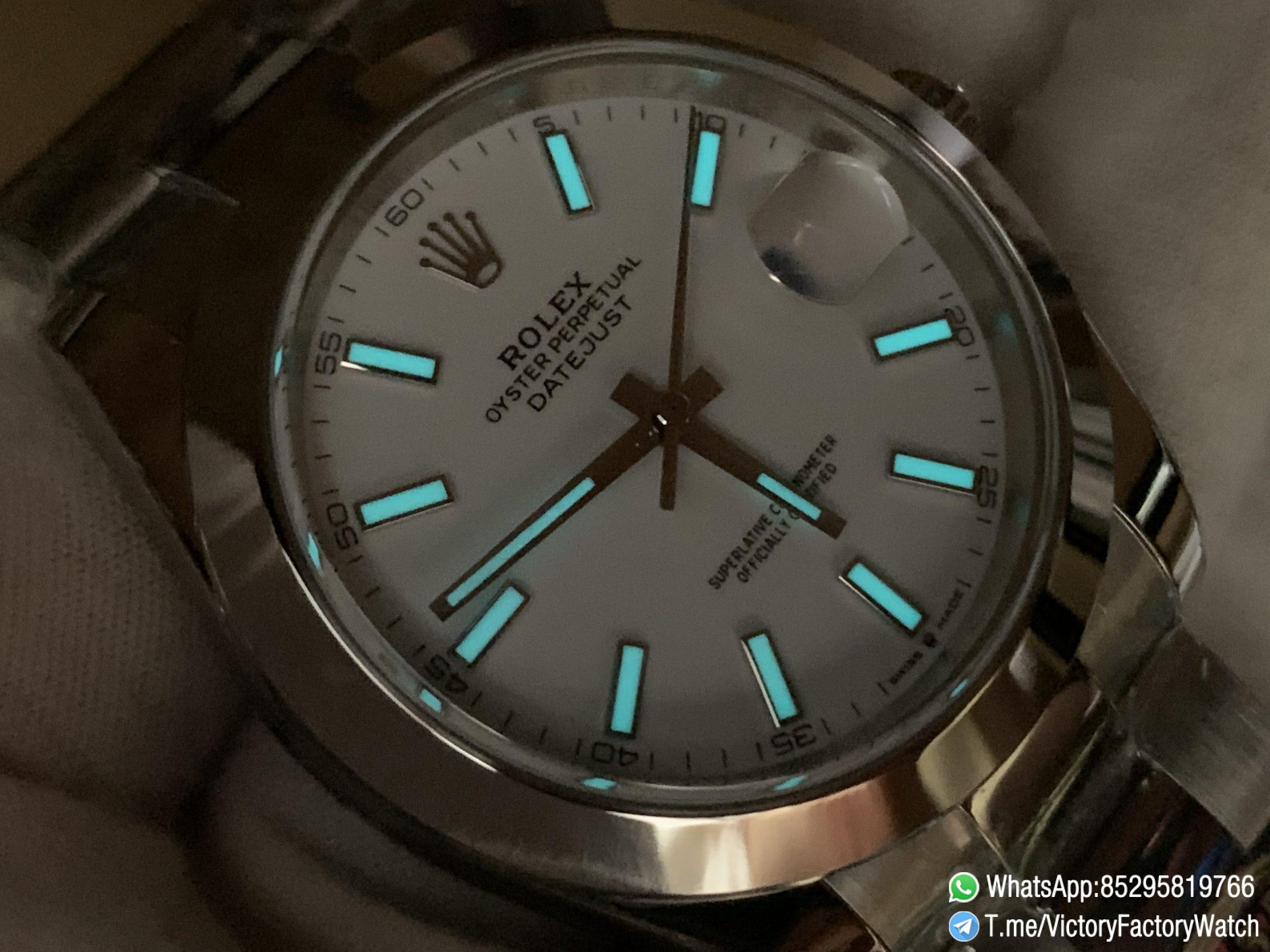 Victory Factory Watch V Factory Datejust 41mm 126300 White Dial Smooth Bezel 904L Steel Material Oyster Bracelet DD3235 Calibre 08 Victory Factory Watch V Factory Datejust 41mm 126300 White Dial Smooth Bezel 904L Steel Material Oyster Bracelet DD3235 Calibre 08