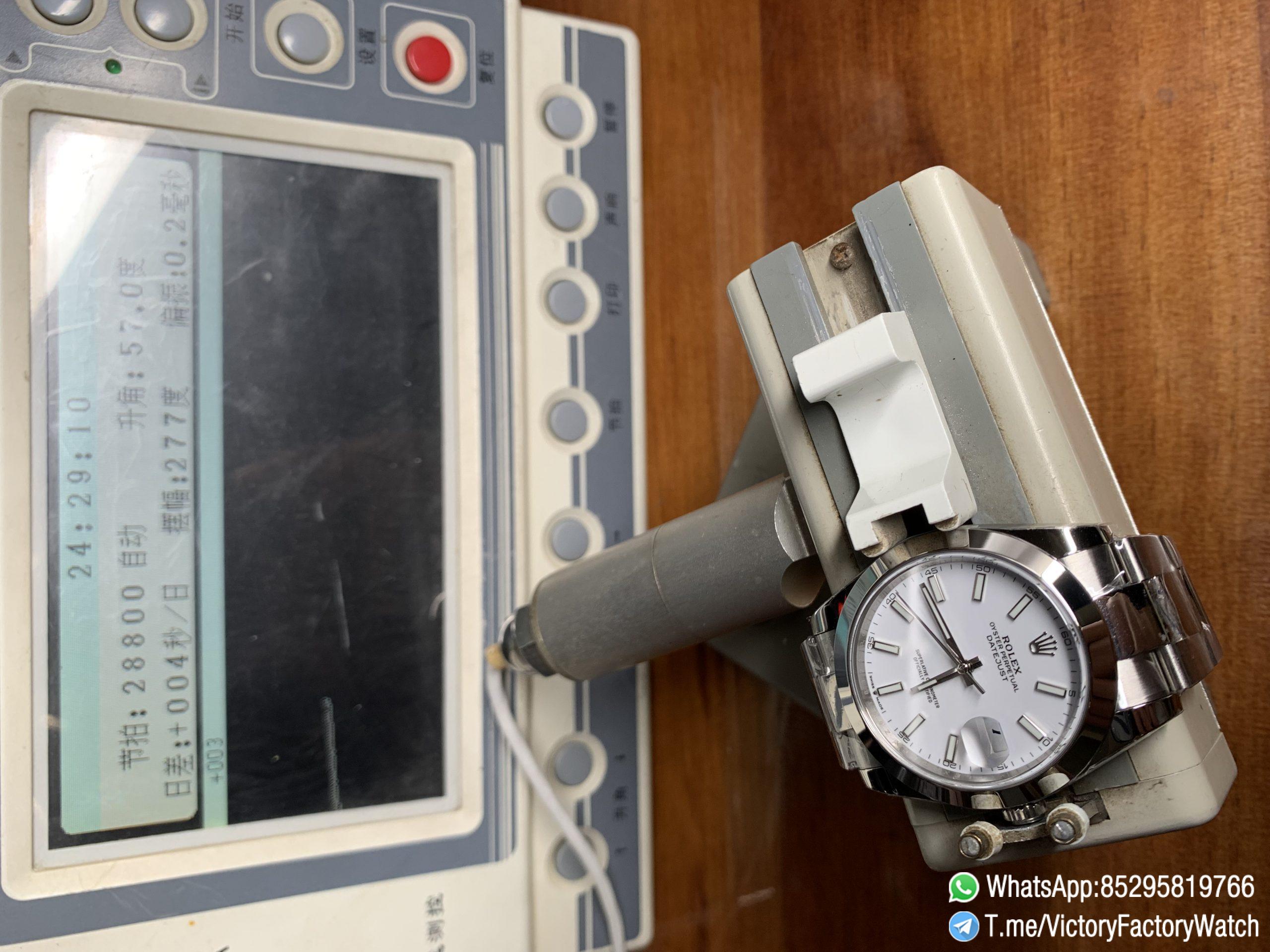 Victory Factory Watch V Factory Datejust 41mm 126300 White Dial Smooth Bezel 904L Steel Material Oyster Bracelet DD3235 Calibre 09 Victory Factory Watch V Factory Datejust 41mm 126300 White Dial Smooth Bezel 904L Steel Material Oyster Bracelet DD3235 Calibre 09